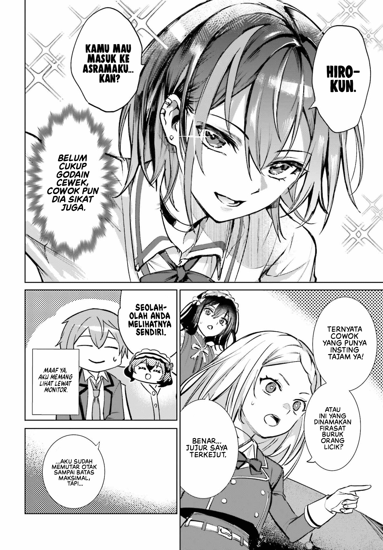 Danshi Kinsei Game Sekai de Ore ga Yarubeki Yuiitsu no Koto: Yuri no Aida ni Hasamaru Otoko toshite Tensei shiteshimaimashita Chapter 13 - halaman 21
