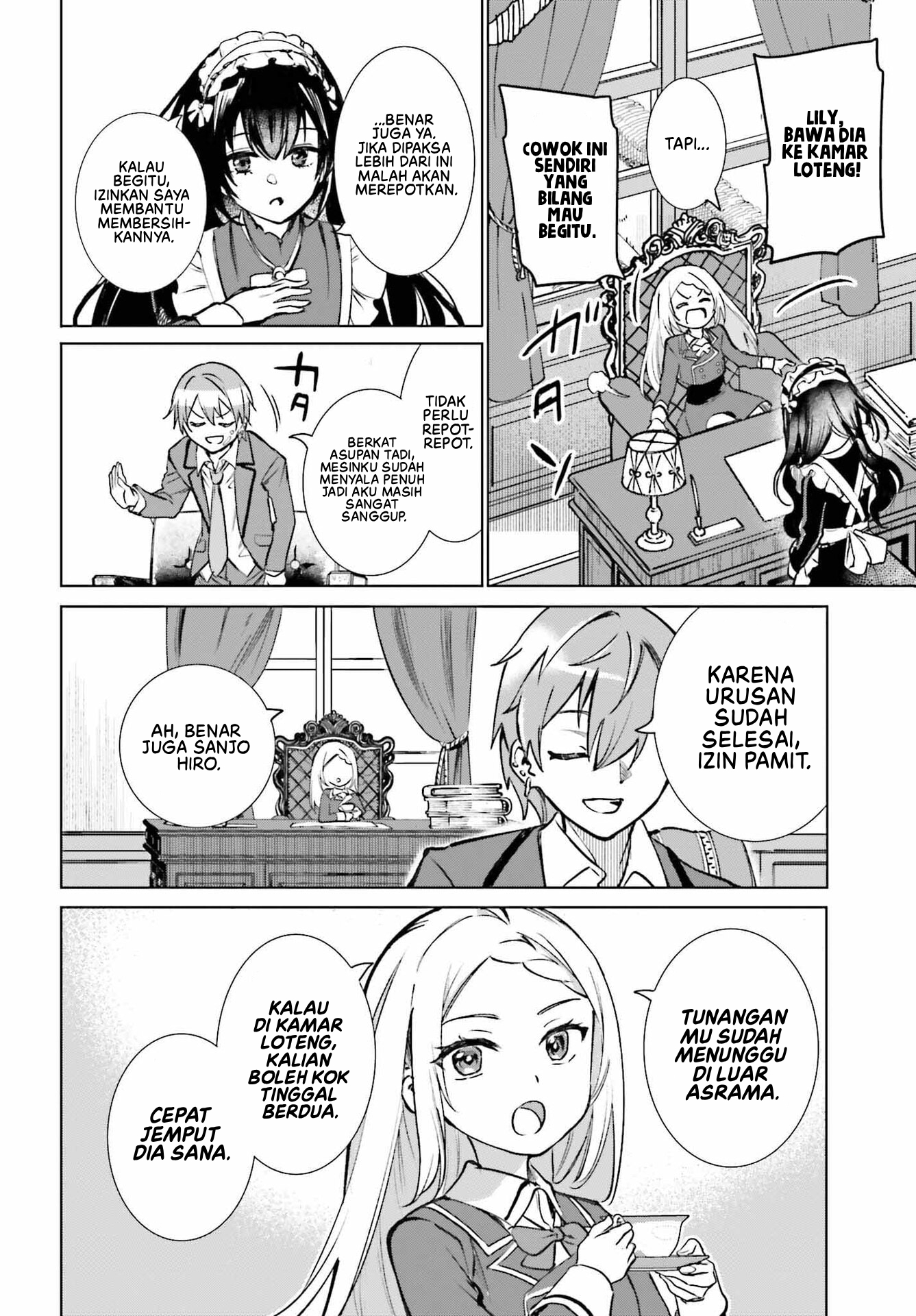 Danshi Kinsei Game Sekai de Ore ga Yarubeki Yuiitsu no Koto: Yuri no Aida ni Hasamaru Otoko toshite Tensei shiteshimaimashita Chapter 13 - halaman 29