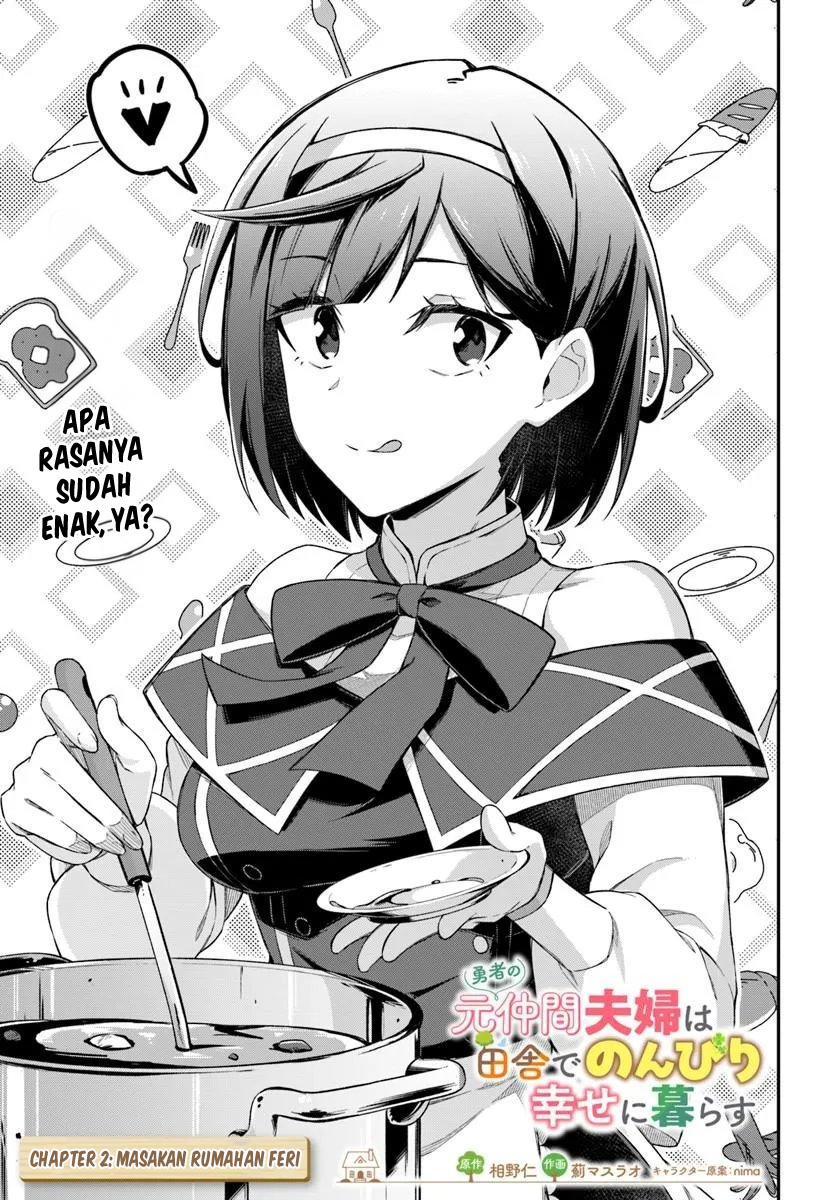 Yuusha no Moto Nakama Fuufu wa Inaka de Nonbiri Shiawase ni Kurasu Chapter 2.1 - halaman 2