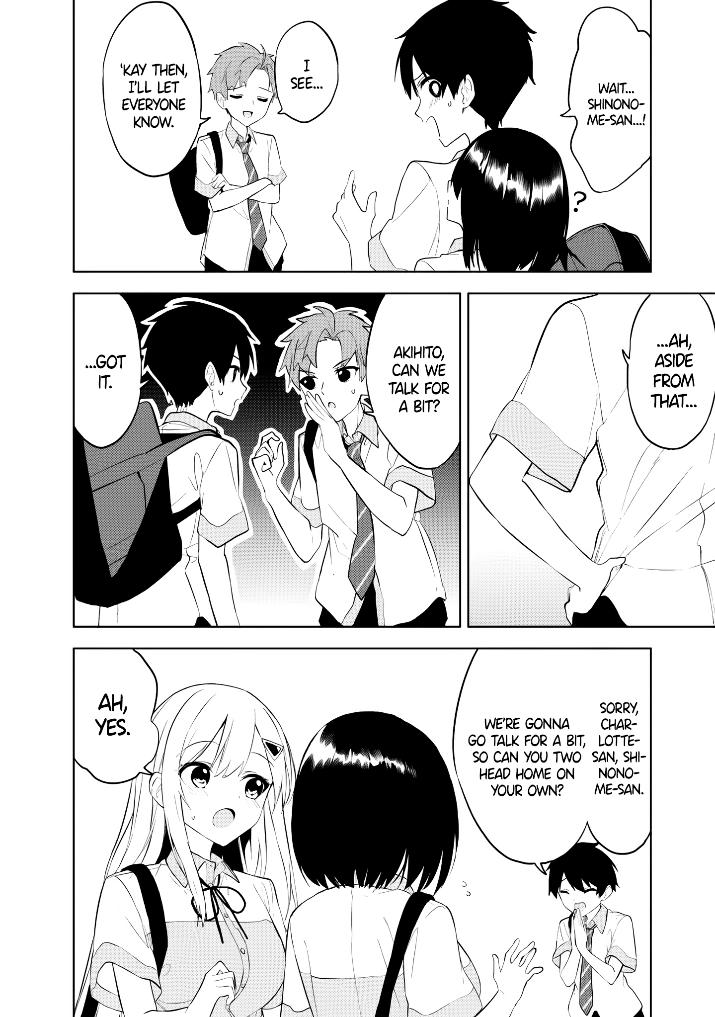 Halaman dari Maigo ni Natteita Youjo wo Tasuketara, Otonari ni Sumu Bishoujo Ryuugakusei ga Ie ni Asobi ni Kuru You ni Natta Ken ni Tsuite Chapter 25