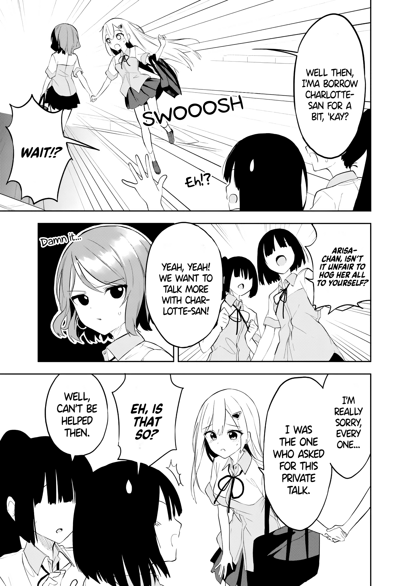 Halaman dari Maigo ni Natteita Youjo wo Tasuketara, Otonari ni Sumu Bishoujo Ryuugakusei ga Ie ni Asobi ni Kuru You ni Natta Ken ni Tsuite Chapter 25
