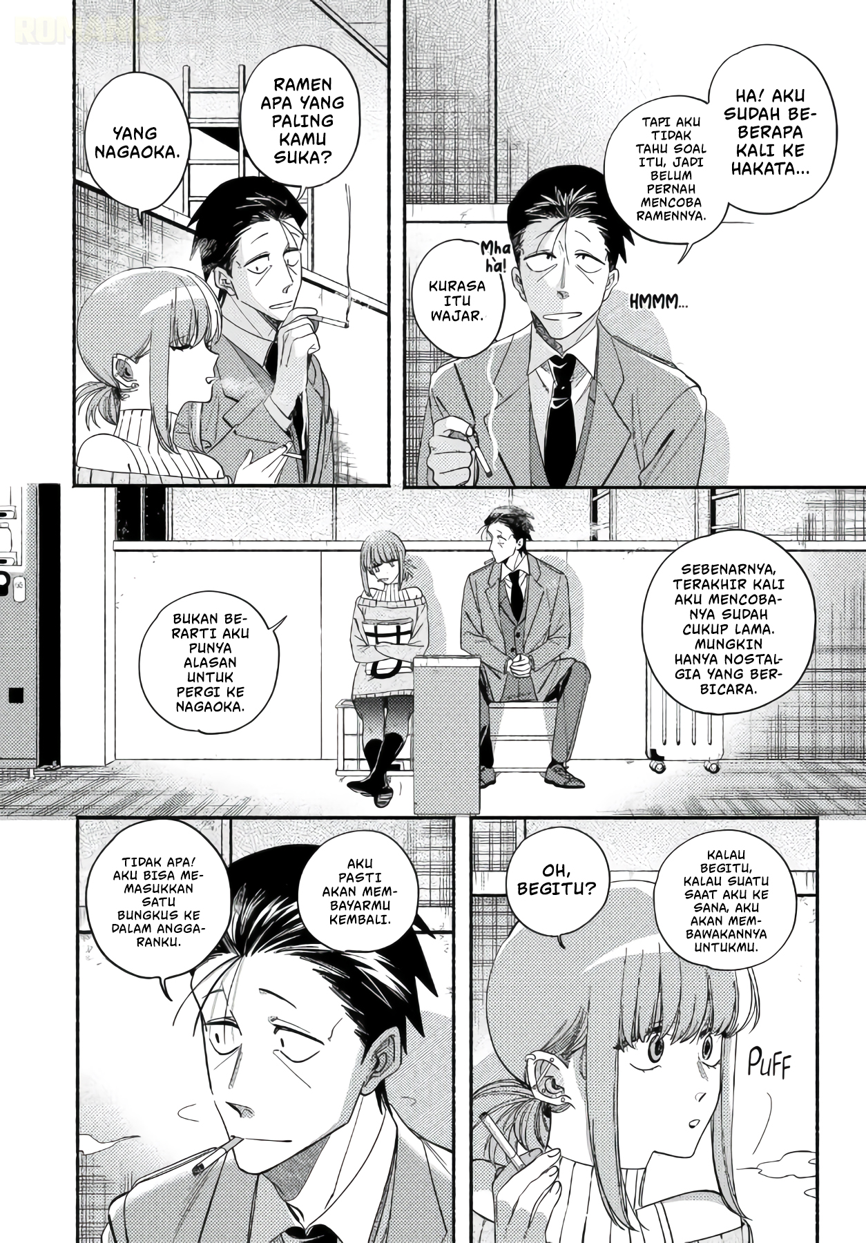 Super no Ura de Yani Suu Futari Chapter 58 - halaman 21
