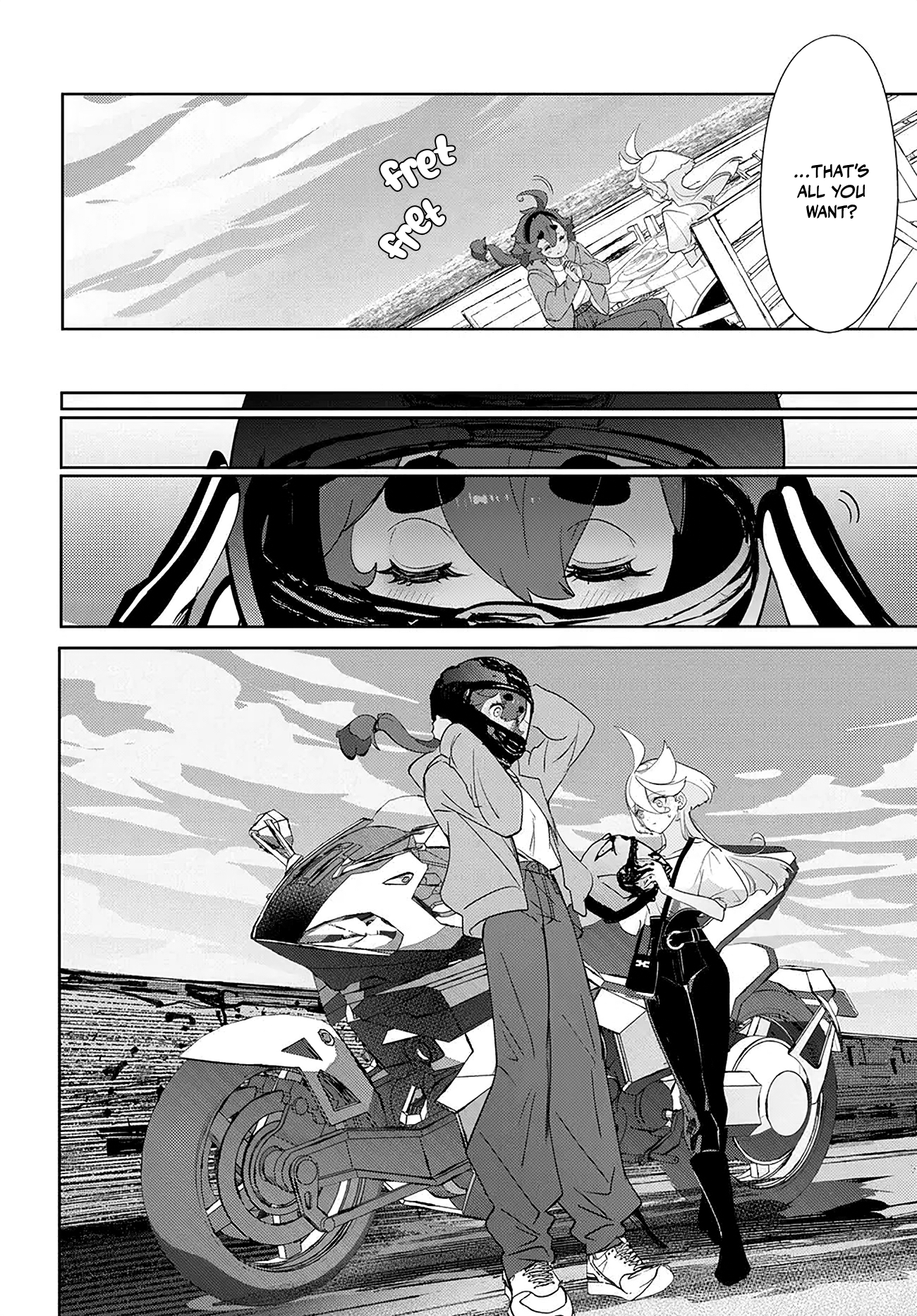 Halaman dari Mobile Suit Gundam: The Witch from Mercury - Frontiers in Glory Days Chapter 4.1