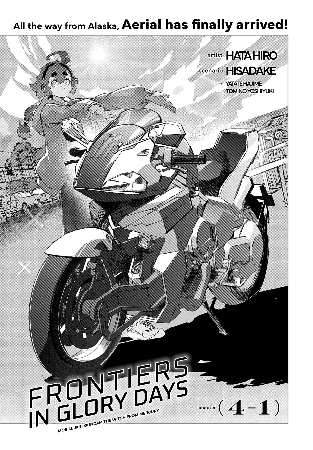 Halaman dari Mobile Suit Gundam: The Witch from Mercury - Frontiers in Glory Days Chapter 4.1