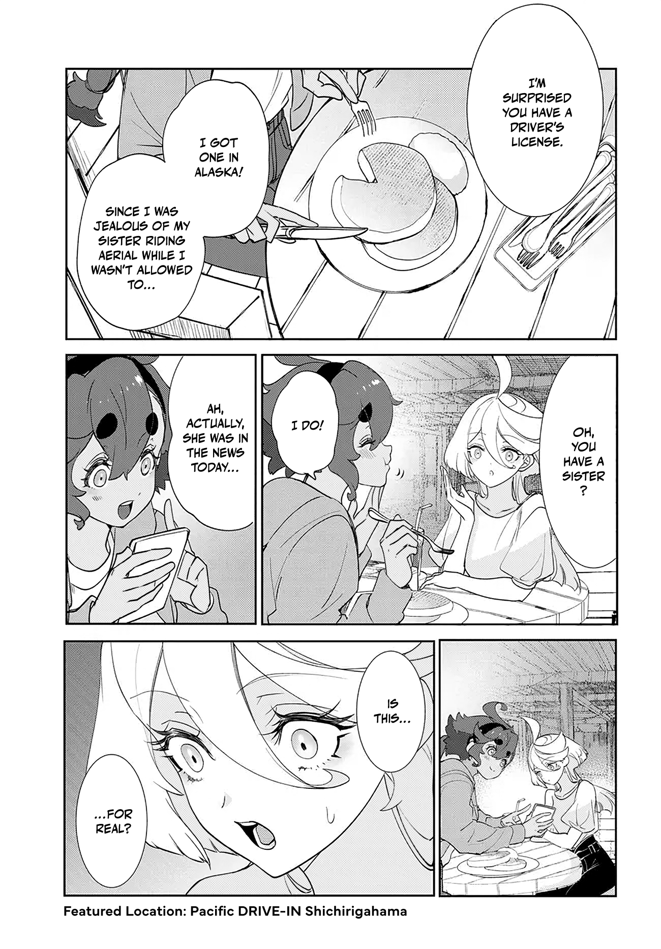 Halaman dari Mobile Suit Gundam: The Witch from Mercury - Frontiers in Glory Days Chapter 4.1