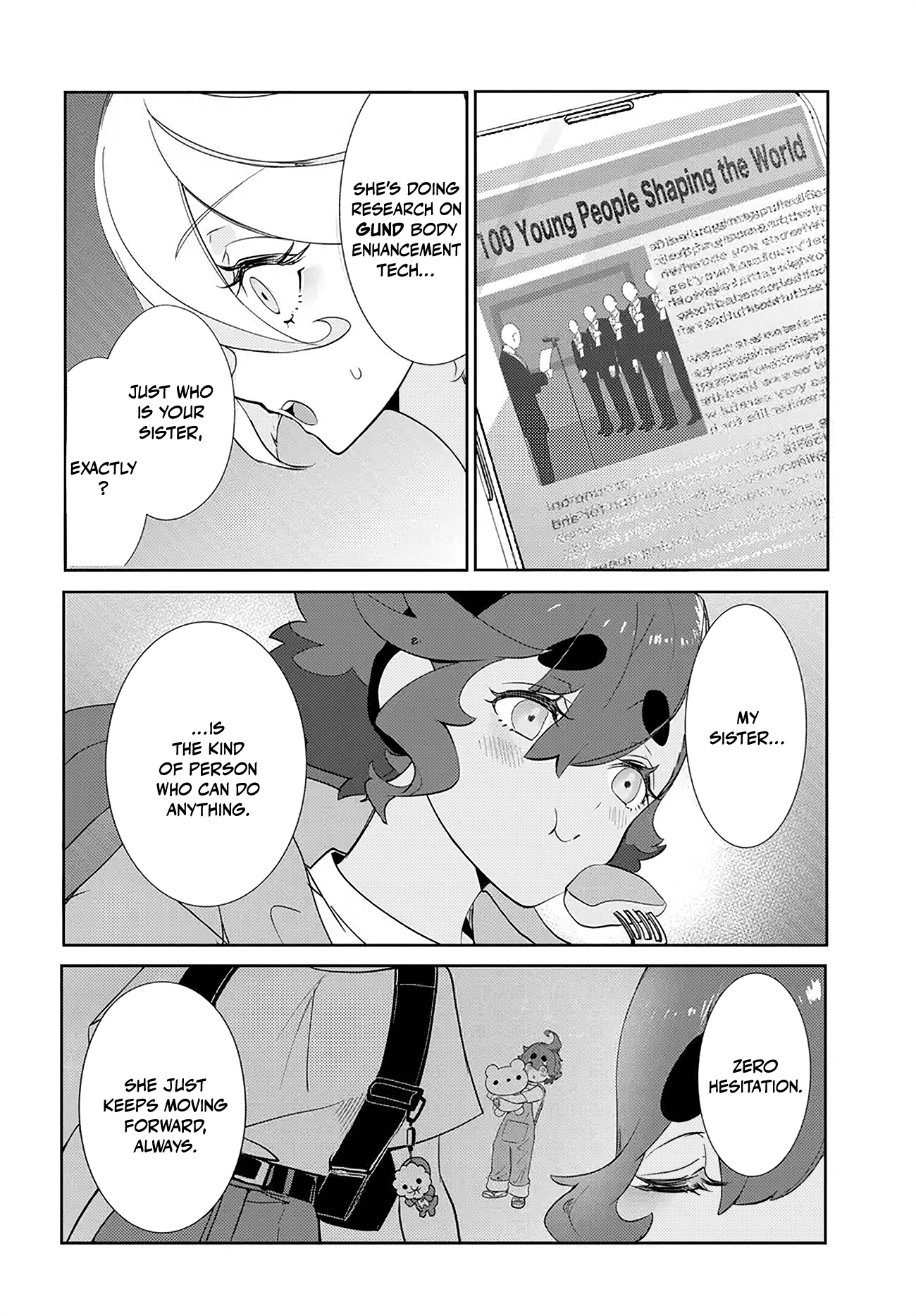 Halaman dari Mobile Suit Gundam: The Witch from Mercury - Frontiers in Glory Days Chapter 4.1