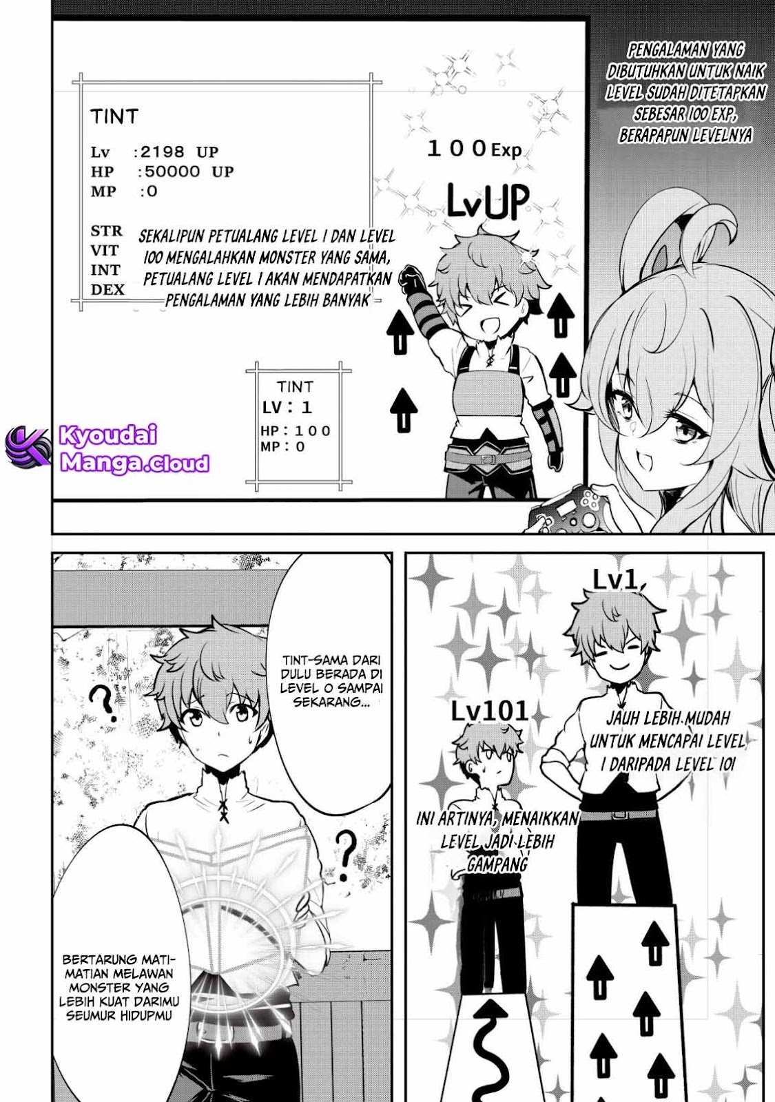 Doredake Doryoku shitemo Mannen Level 0 no Ore wa Tsuihou sareta: Kami no Teki to Yobareta Shounen wa, Shachiku Megami to Deatte Saikyou no Chikara wo Te ni Ireru Chapter 3 - halaman 8