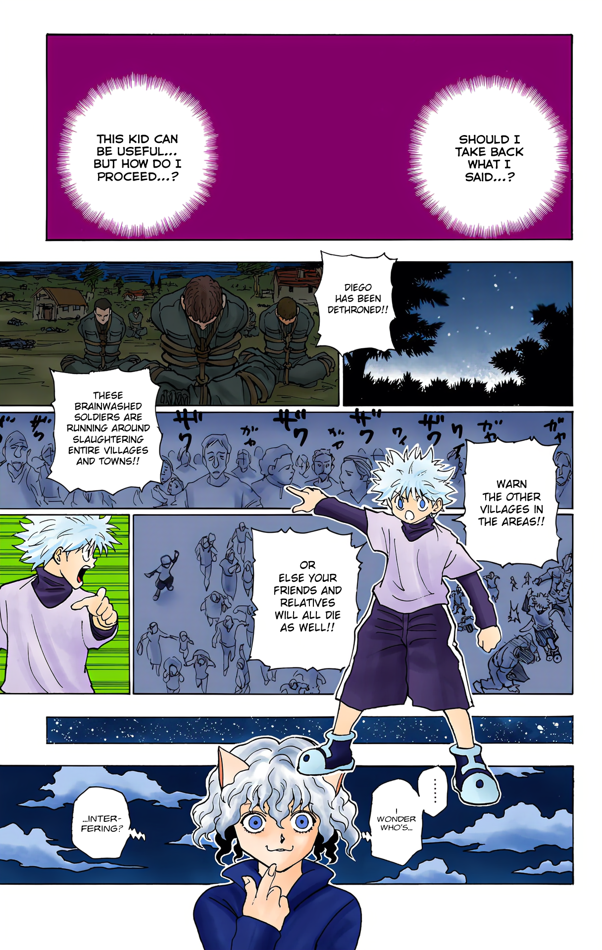 Halaman dari HUNTER x HUNTER (Official Colored) Chapter 233