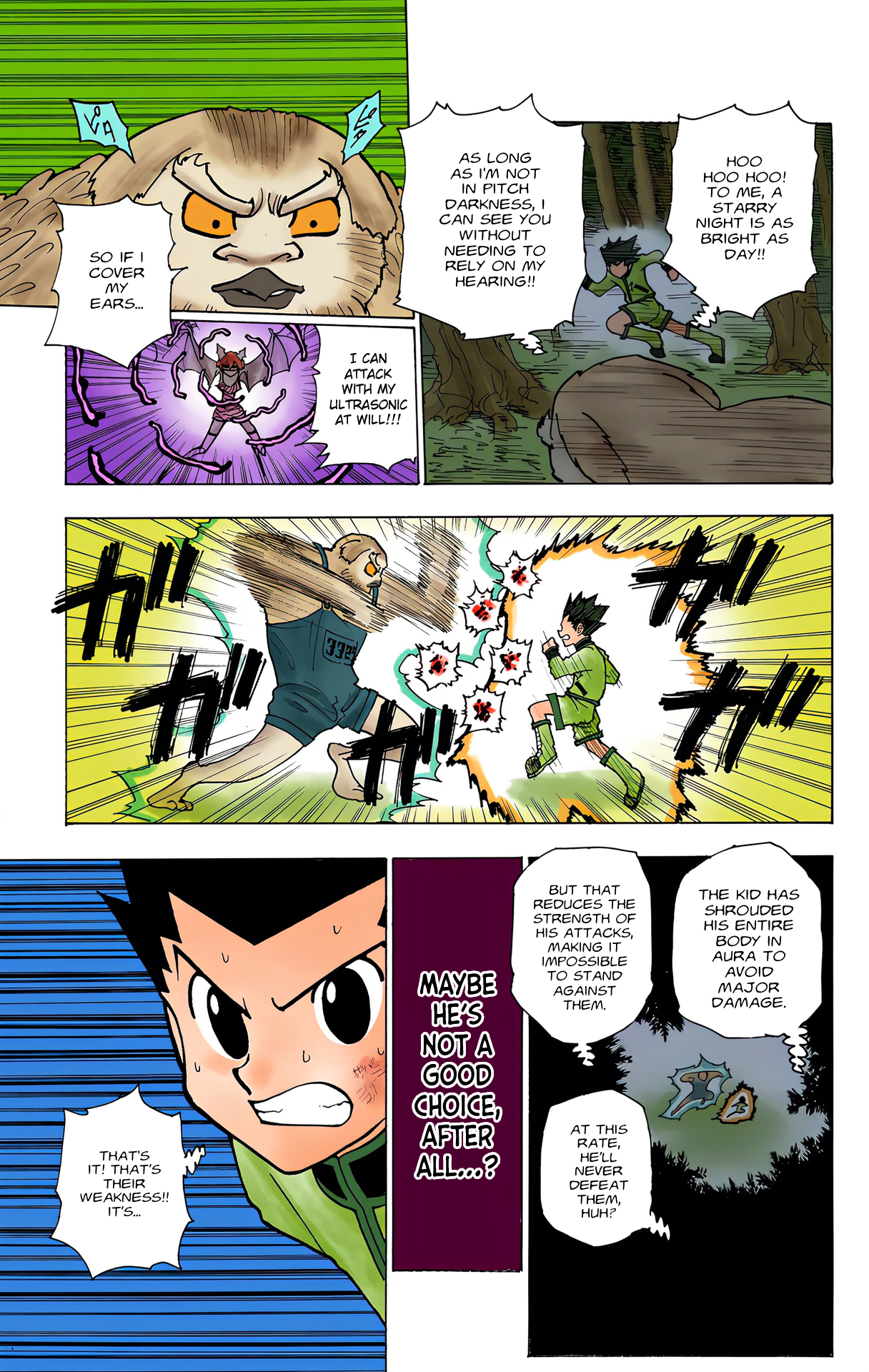 Halaman dari HUNTER x HUNTER (Official Colored) Chapter 233