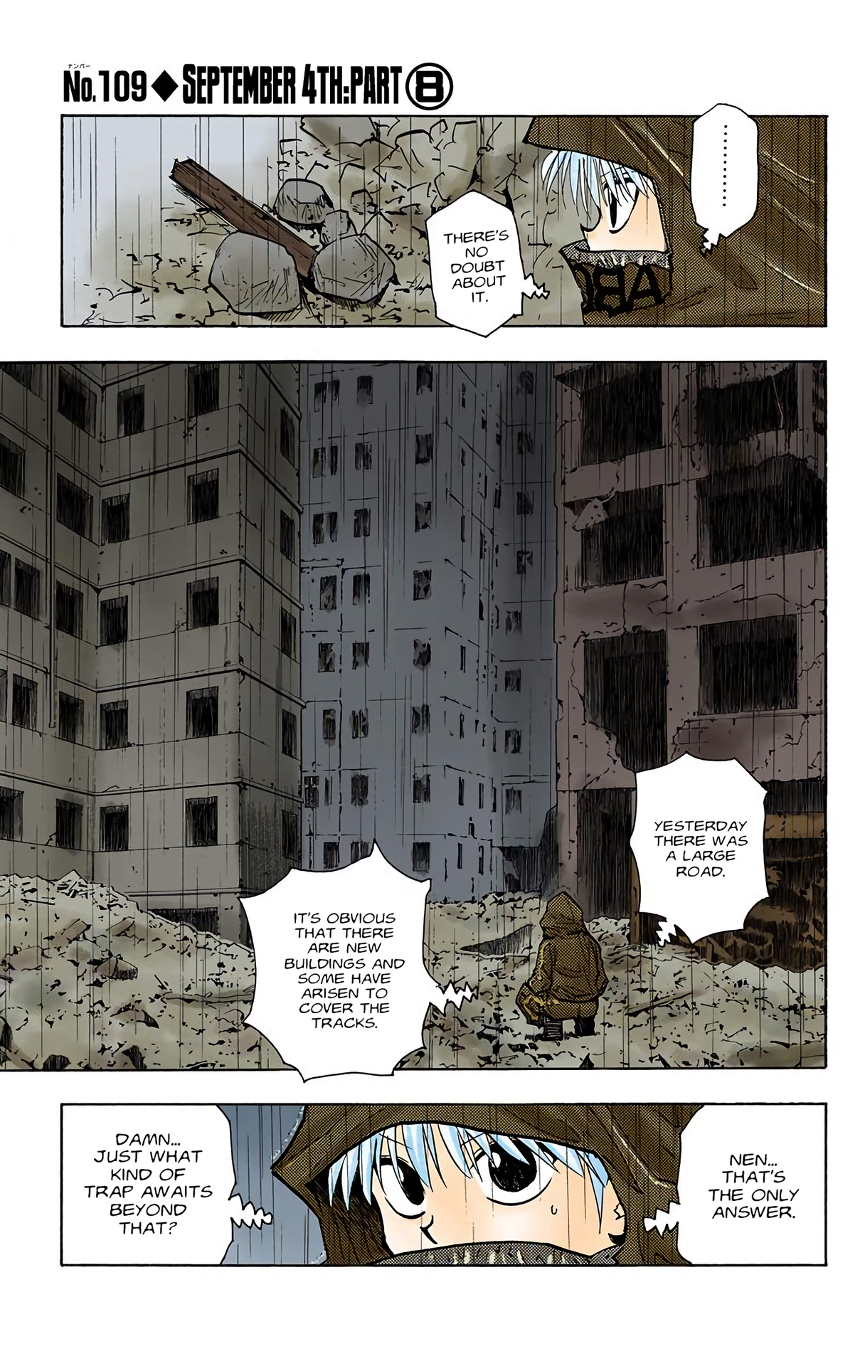Halaman dari HUNTER x HUNTER (Official Colored) Chapter 109