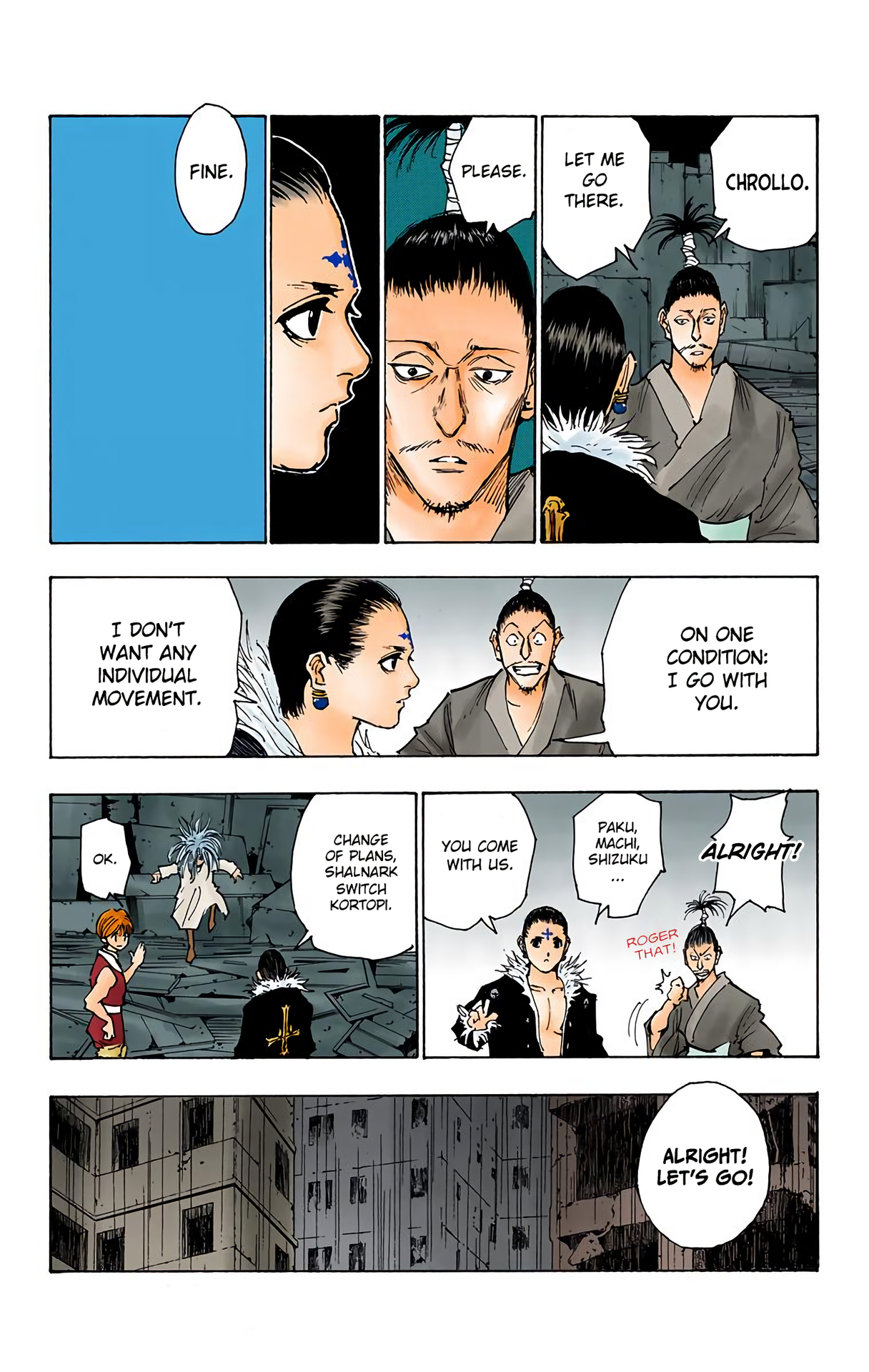 Halaman dari HUNTER x HUNTER (Official Colored) Chapter 109