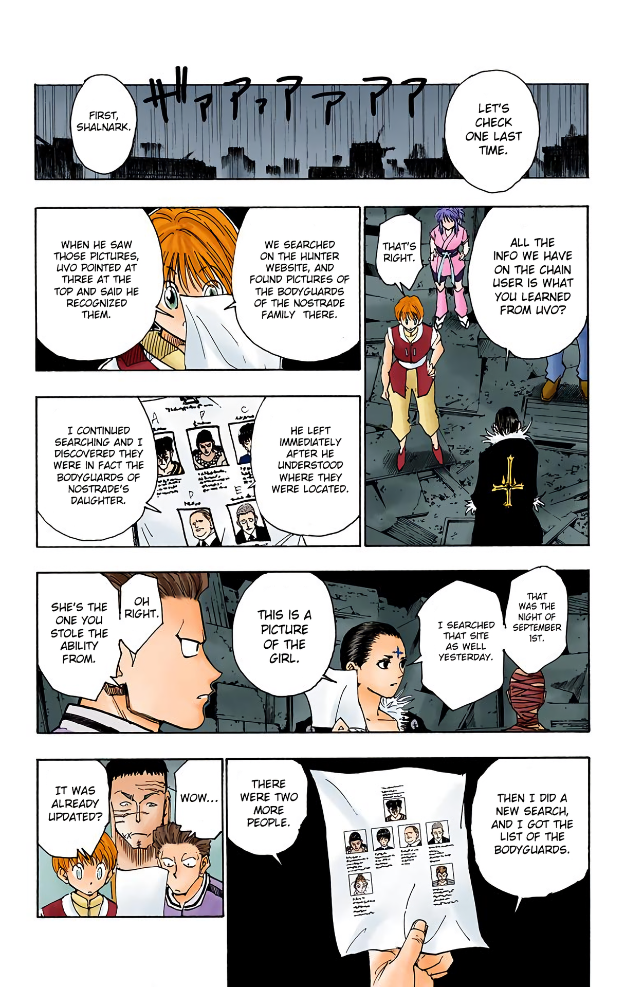Halaman dari HUNTER x HUNTER (Official Colored) Chapter 109