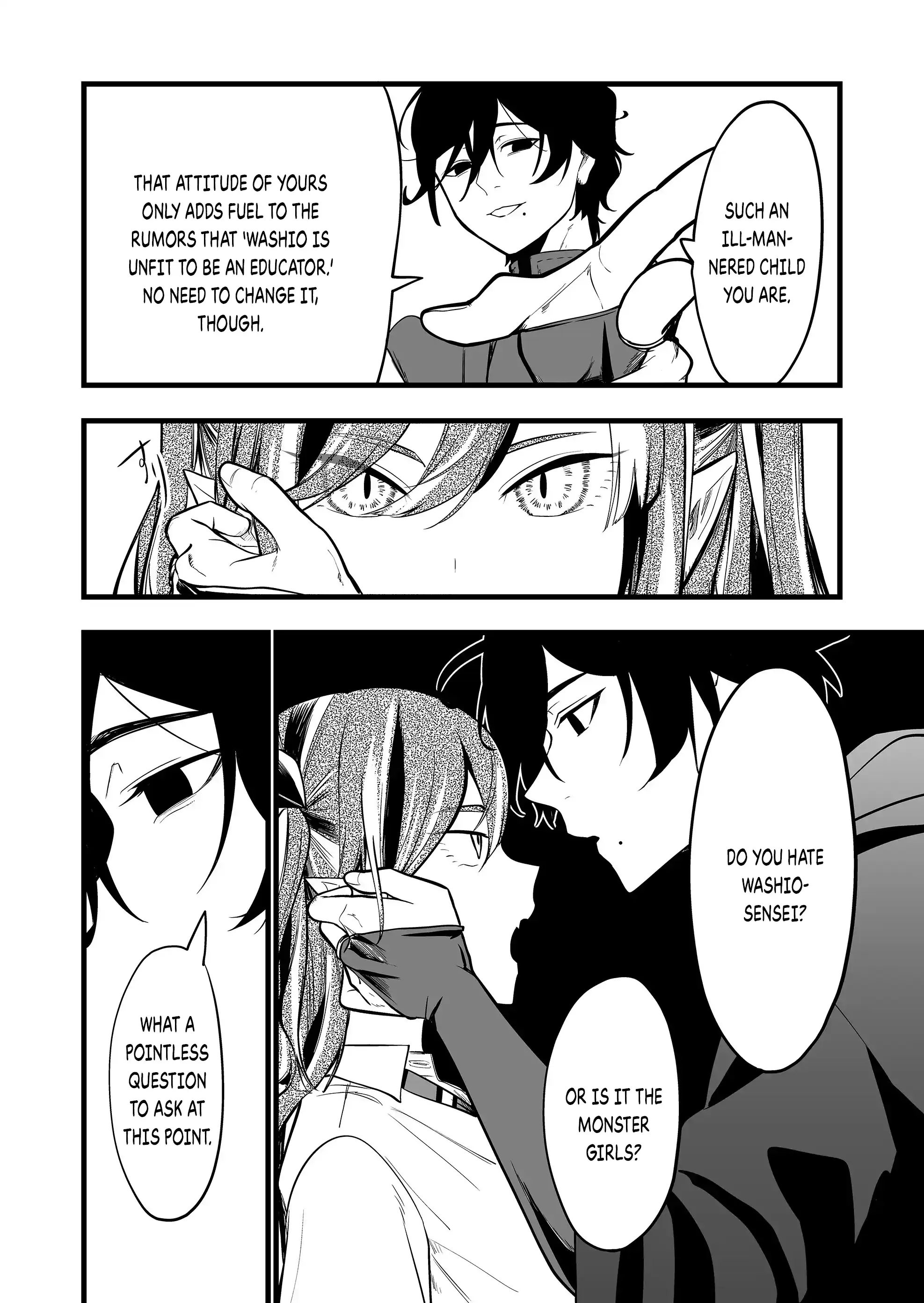 Halaman dari "Ano Toki Tasukete Itadaita Monster Musume desu." Isekai Ossan Kyoushi Totsuzen no Moteki ni Konwaku suru Chapter 29