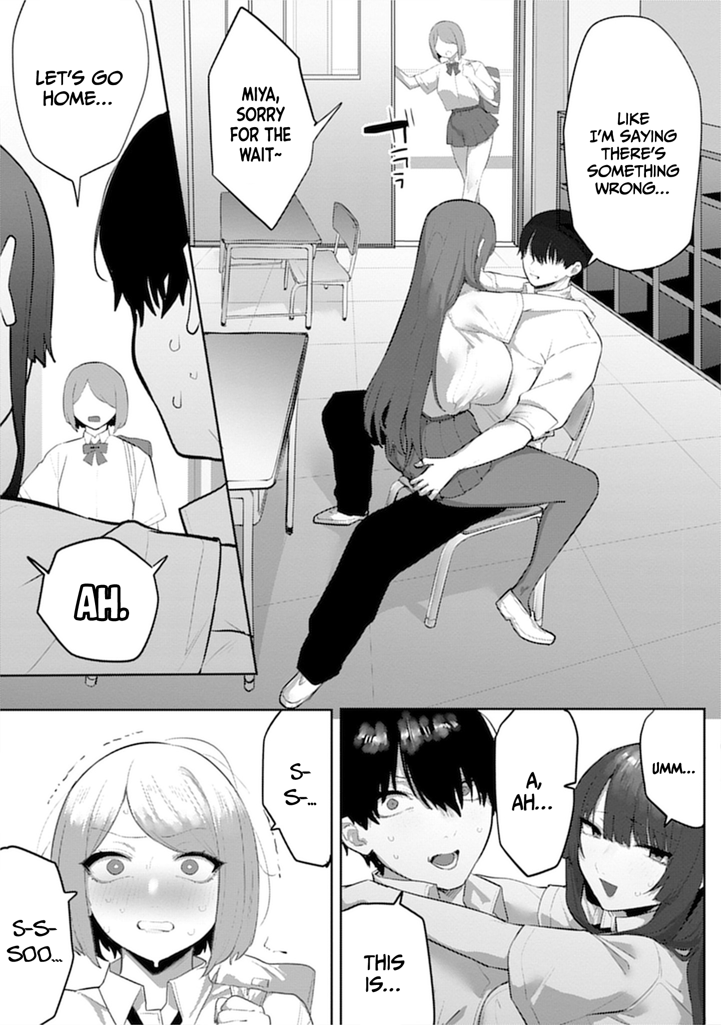 Halaman dari Mukuchina Miyashita-san no Shikiyoku Channel Chapter 11