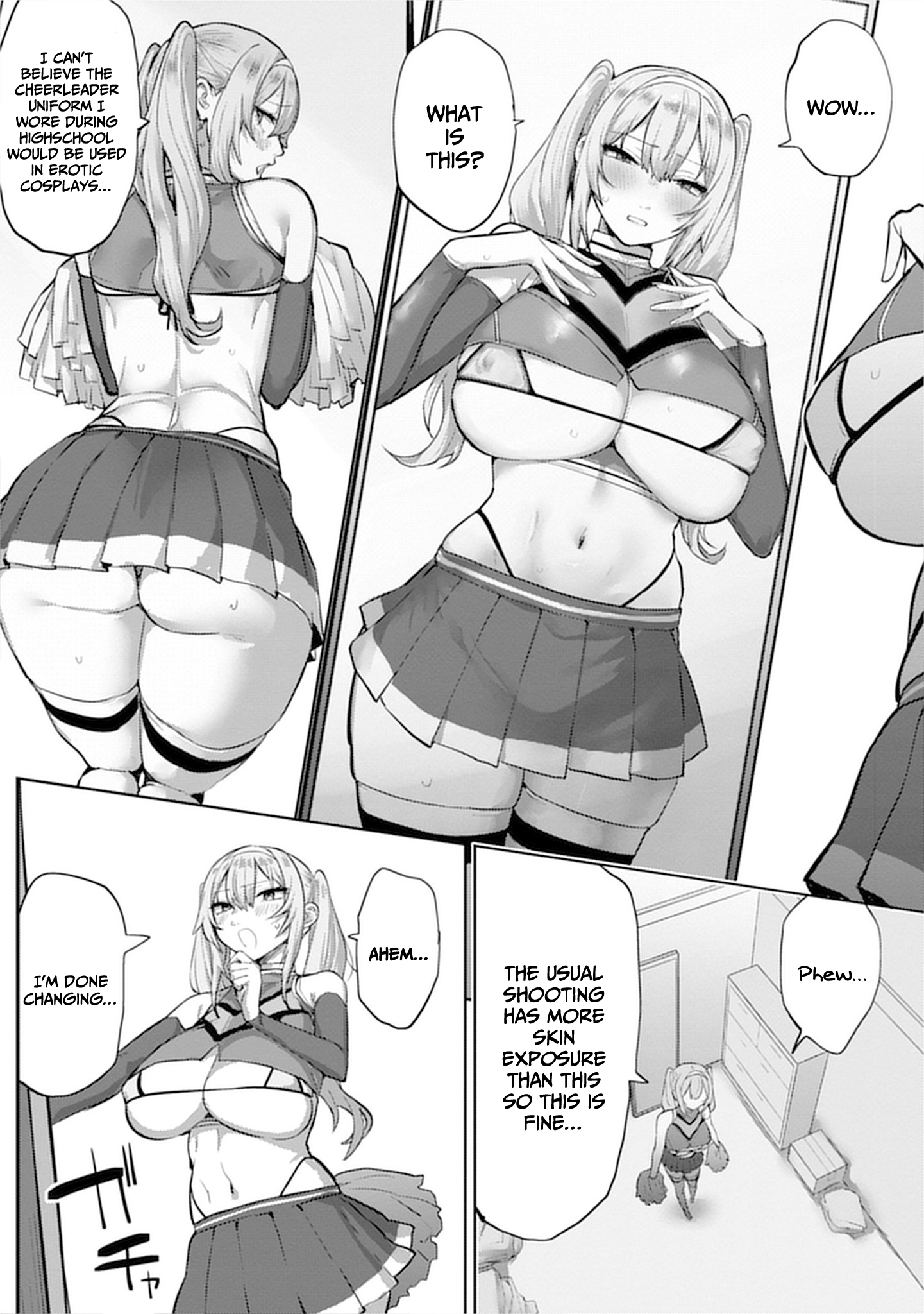Halaman dari Mukuchina Miyashita-san no Shikiyoku Channel Chapter 11