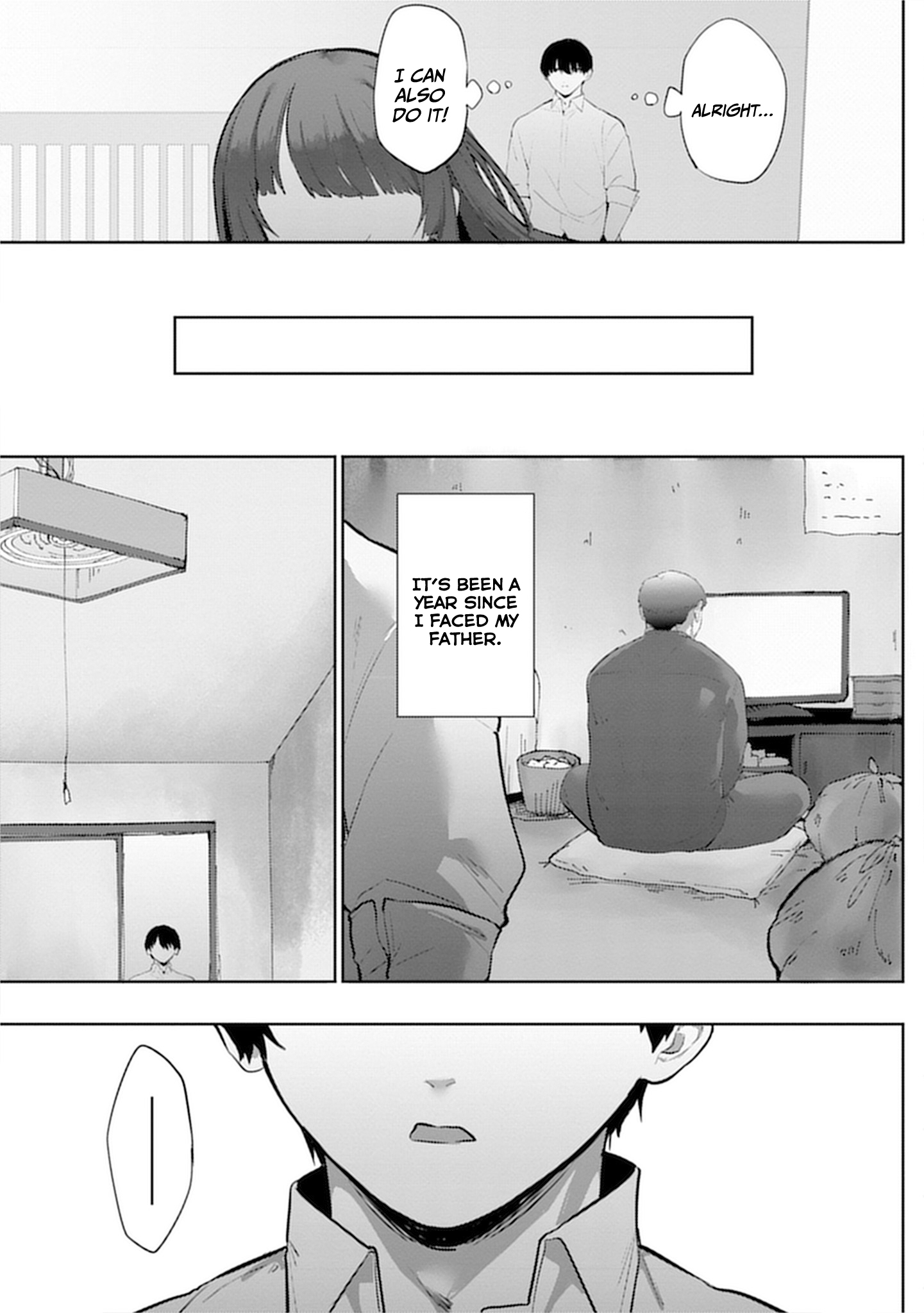 Halaman dari Mukuchina Miyashita-san no Shikiyoku Channel Chapter 11