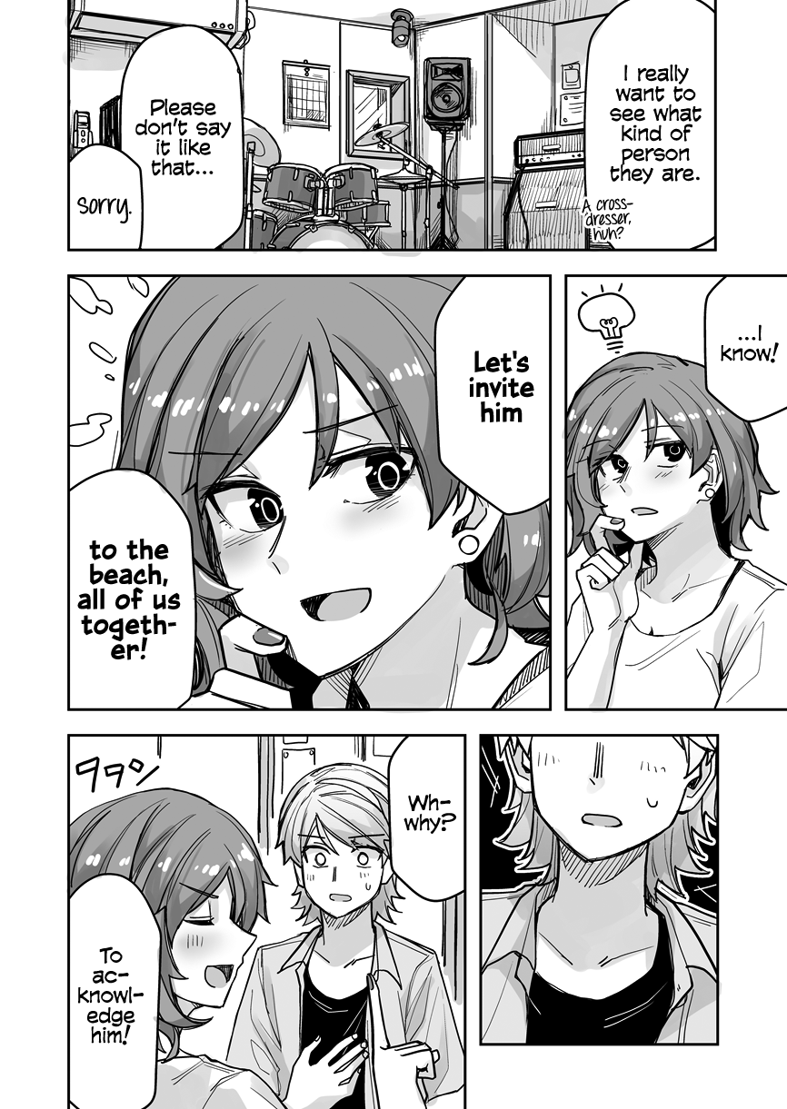 Halaman dari Ikemen Joshi to Josou Danshi Chapter 55