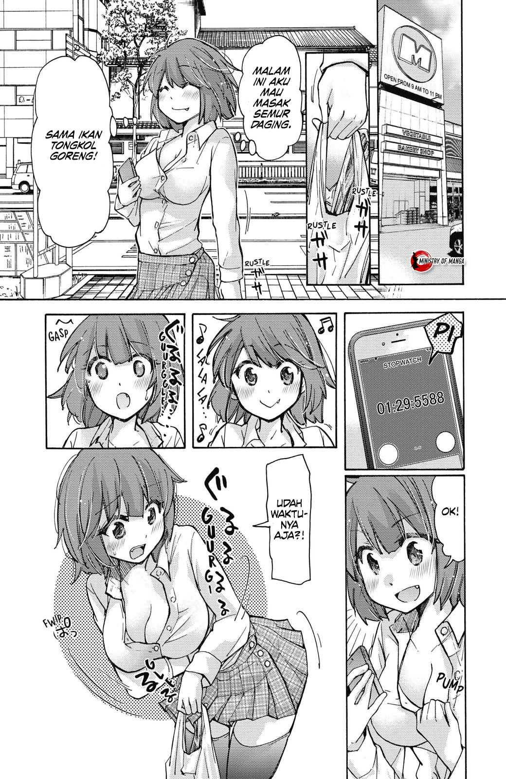 Saki-chan wa Konya mo Pekopeko Chapter 9 - halaman 12
