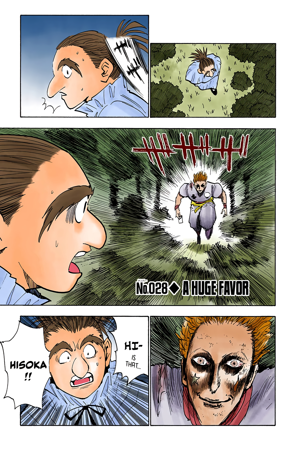 Halaman dari HUNTER x HUNTER (Official Colored) Chapter 28