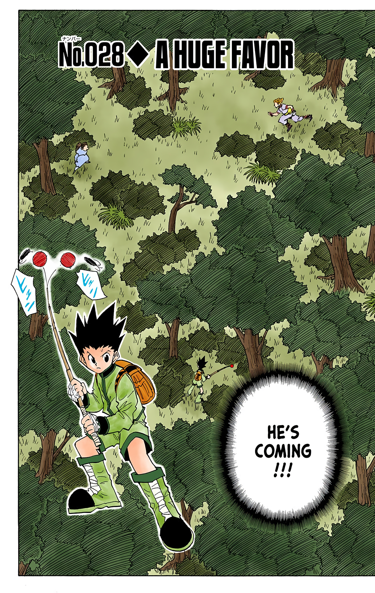 Halaman dari HUNTER x HUNTER (Official Colored) Chapter 28