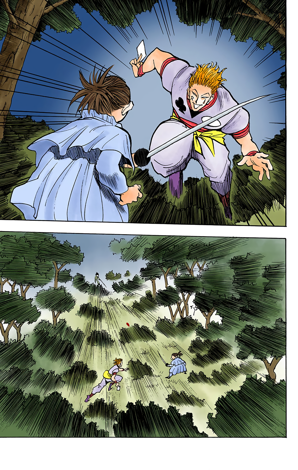 Halaman dari HUNTER x HUNTER (Official Colored) Chapter 28