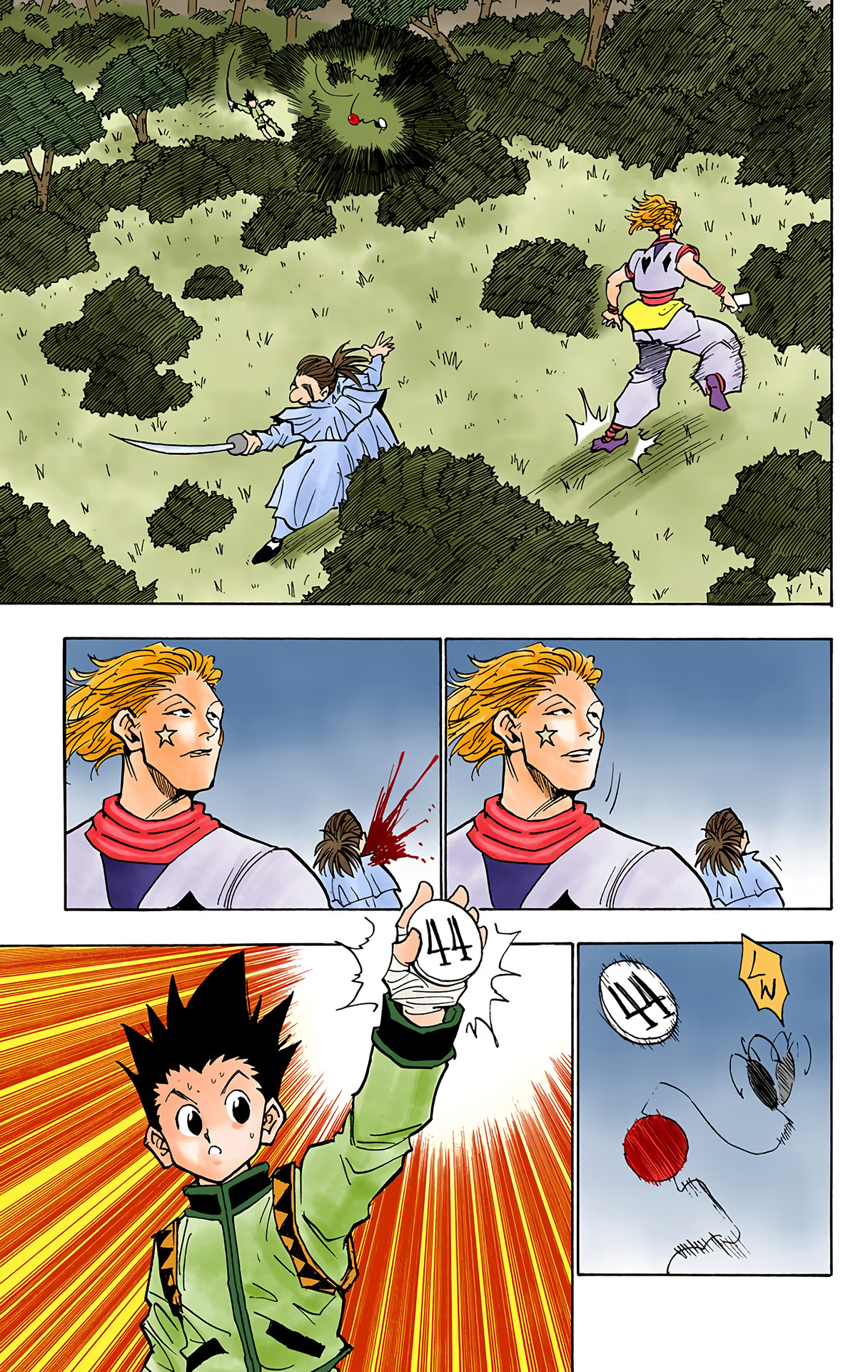 Halaman dari HUNTER x HUNTER (Official Colored) Chapter 28