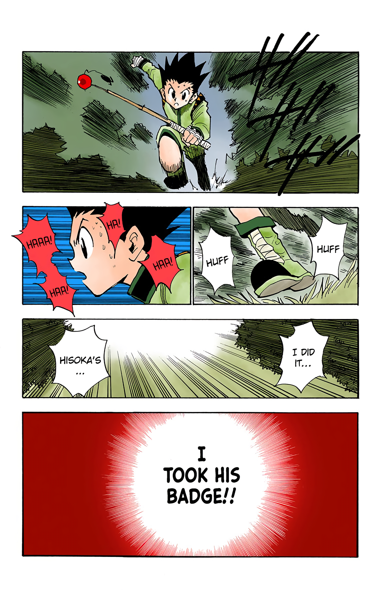 Halaman dari HUNTER x HUNTER (Official Colored) Chapter 28