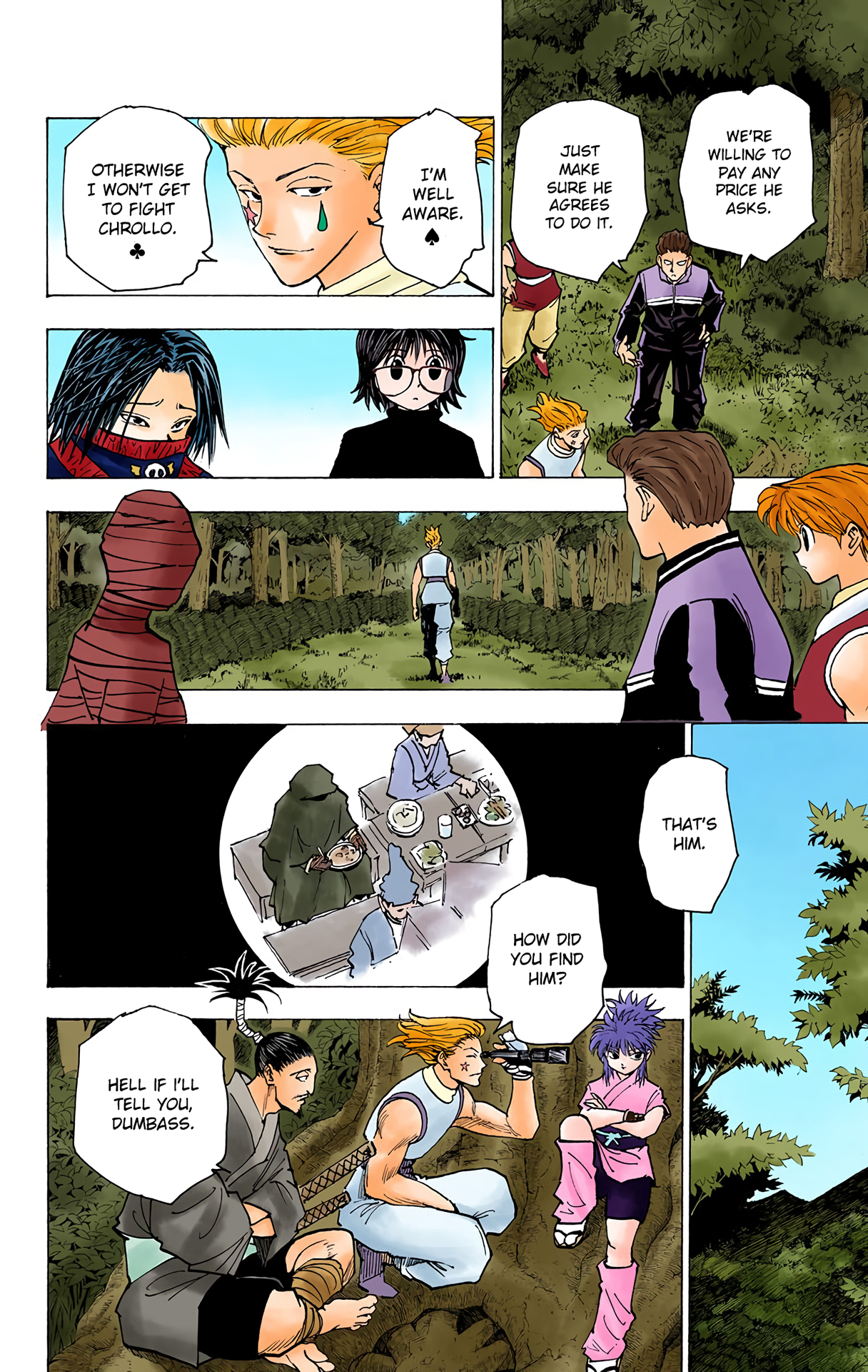 Halaman dari HUNTER x HUNTER (Official Colored) Chapter 170