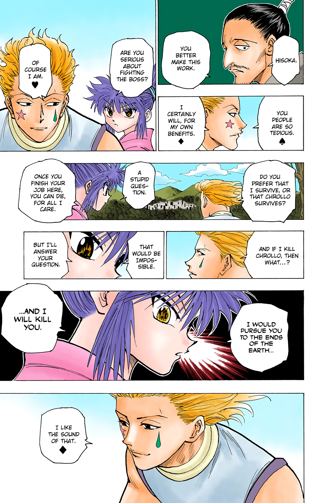 Halaman dari HUNTER x HUNTER (Official Colored) Chapter 170