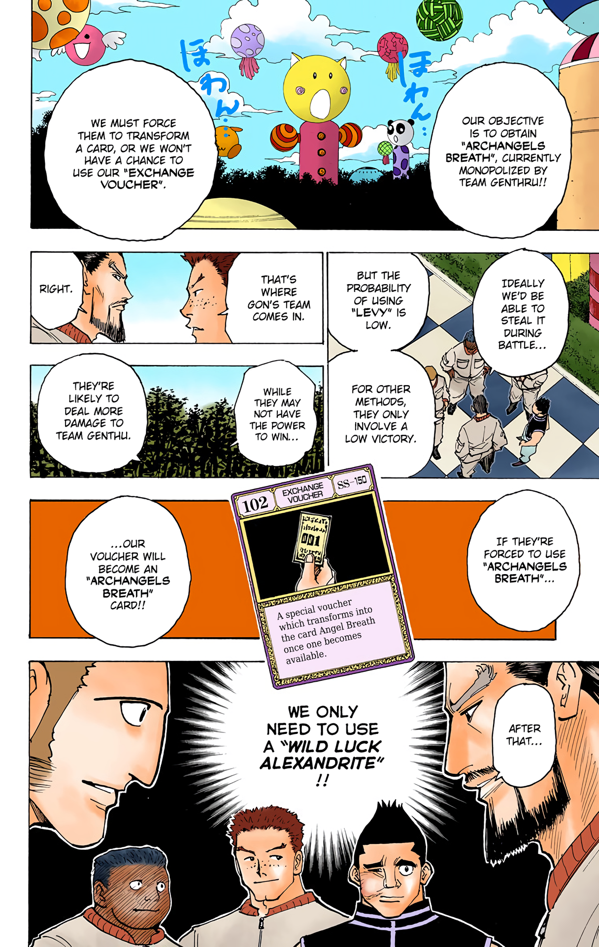 Halaman dari HUNTER x HUNTER (Official Colored) Chapter 170