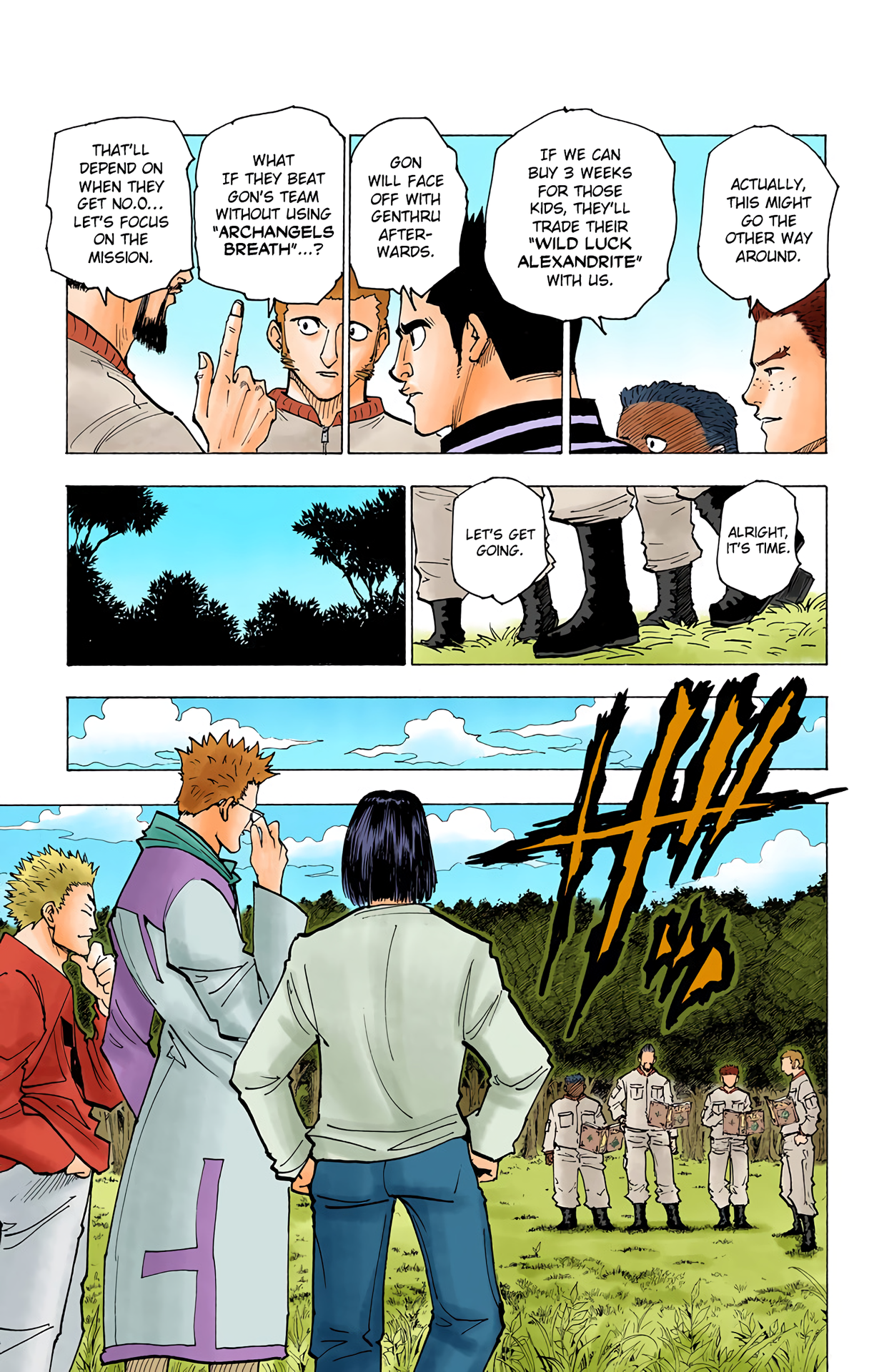 Halaman dari HUNTER x HUNTER (Official Colored) Chapter 170