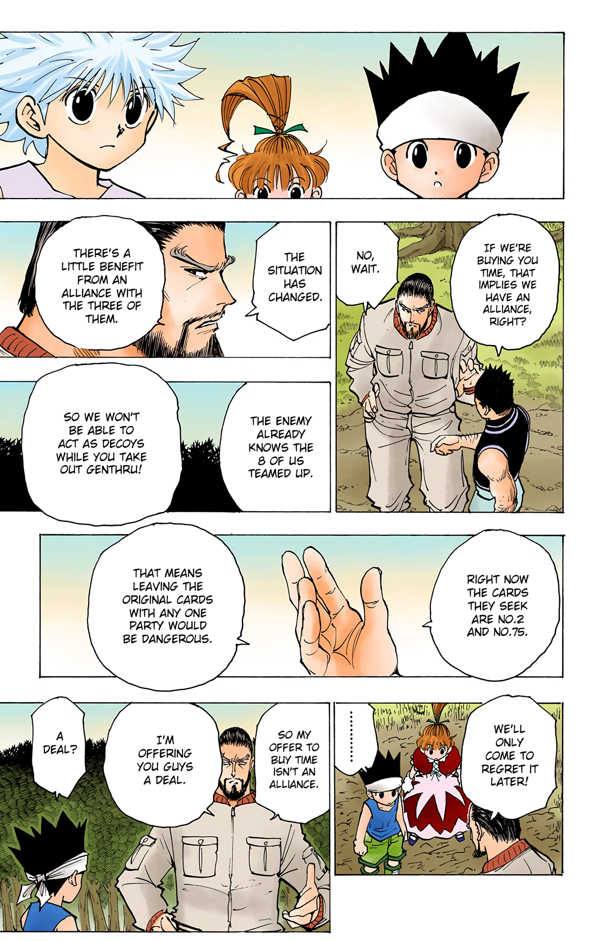Halaman dari HUNTER x HUNTER (Official Colored) Chapter 170