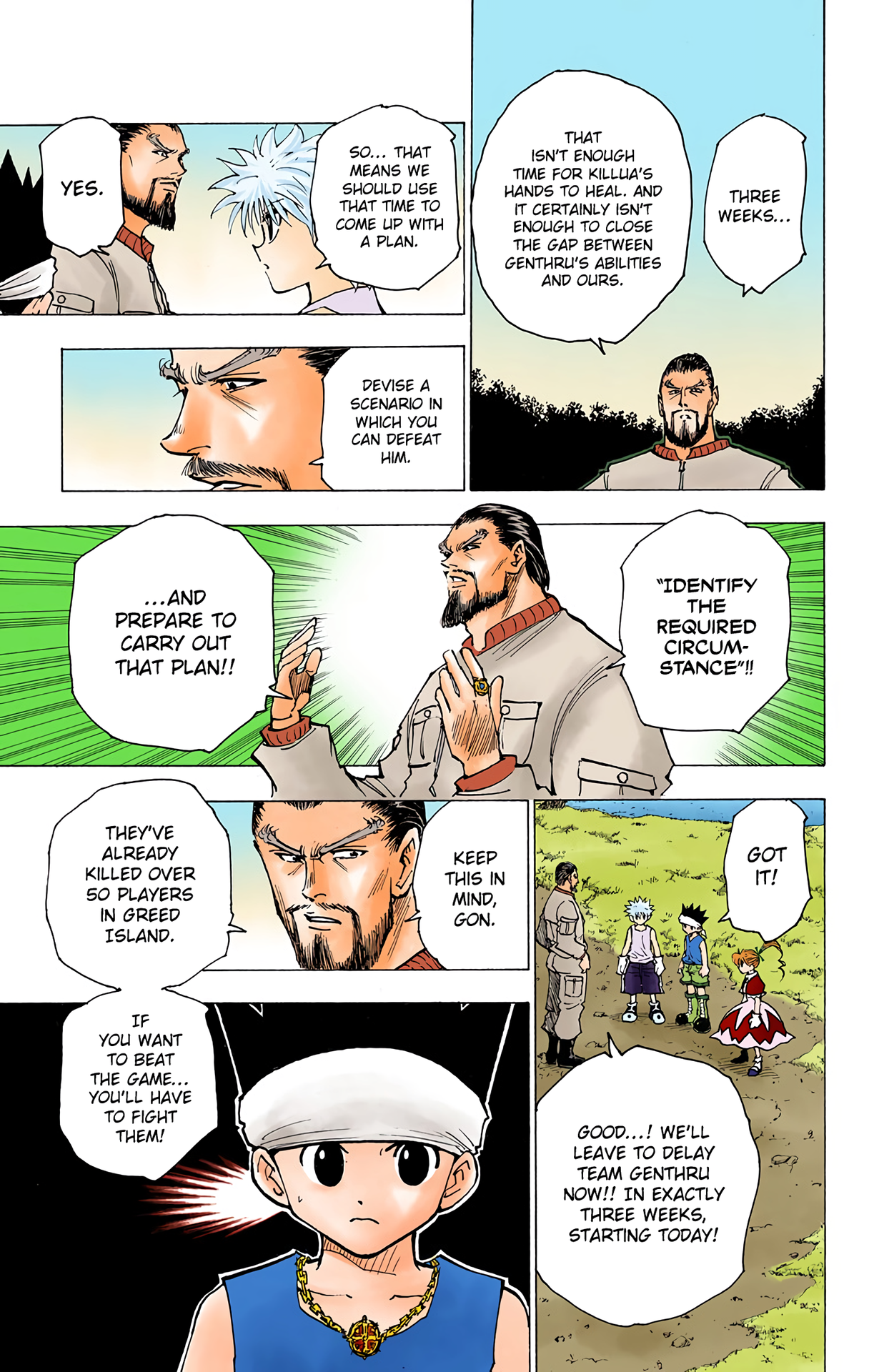 Halaman dari HUNTER x HUNTER (Official Colored) Chapter 170
