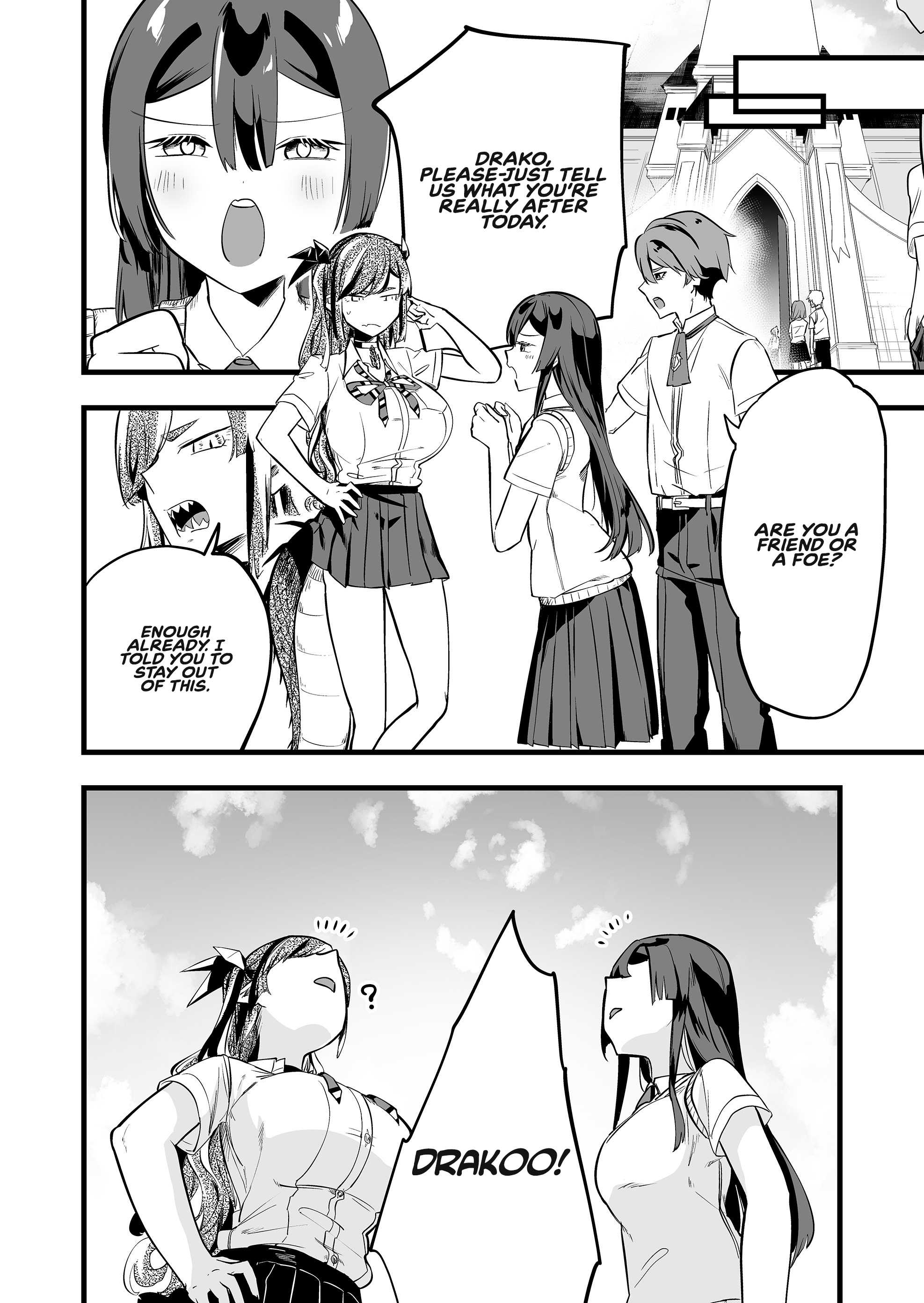 Halaman dari "Ano Toki Tasukete Itadaita Monster Musume desu." Isekai Ossan Kyoushi Totsuzen no Moteki ni Konwaku suru Chapter 36