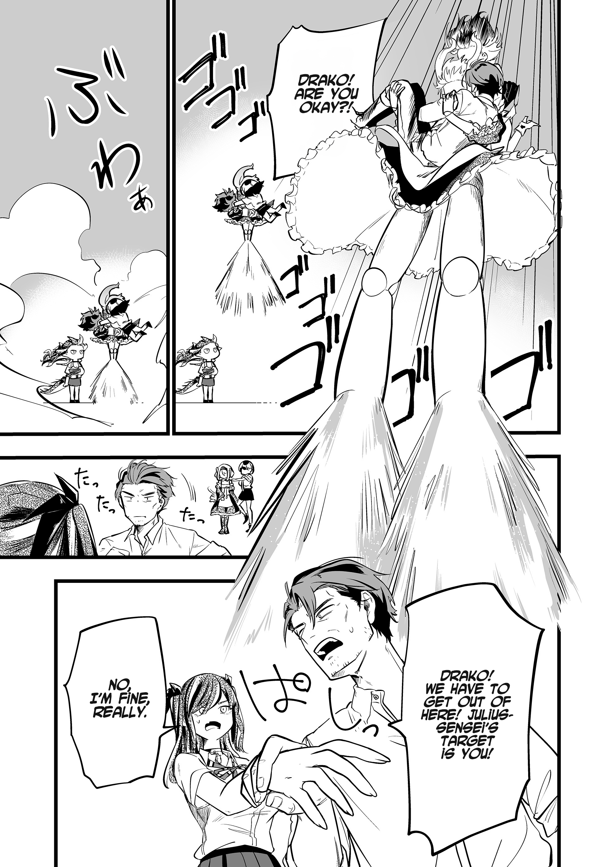 Halaman dari "Ano Toki Tasukete Itadaita Monster Musume desu." Isekai Ossan Kyoushi Totsuzen no Moteki ni Konwaku suru Chapter 36