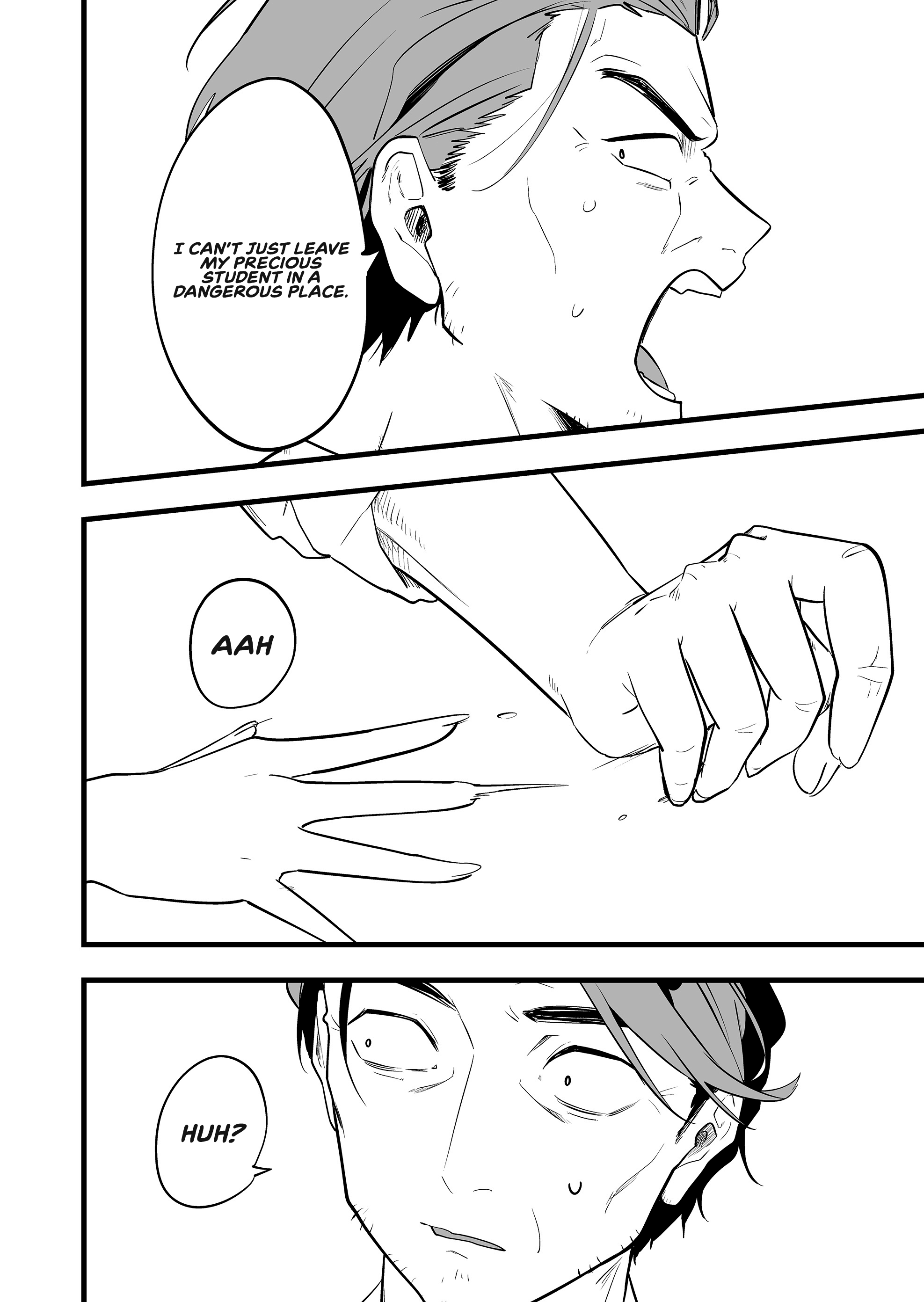 Halaman dari "Ano Toki Tasukete Itadaita Monster Musume desu." Isekai Ossan Kyoushi Totsuzen no Moteki ni Konwaku suru Chapter 36