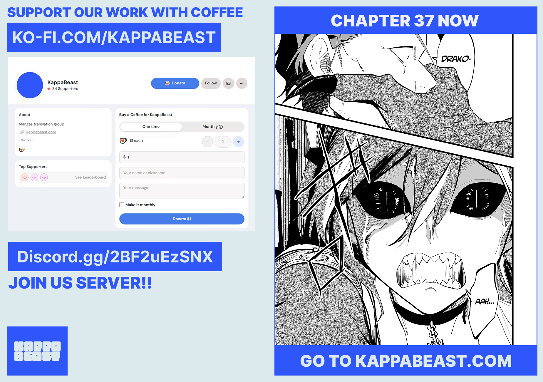 Halaman dari "Ano Toki Tasukete Itadaita Monster Musume desu." Isekai Ossan Kyoushi Totsuzen no Moteki ni Konwaku suru Chapter 36