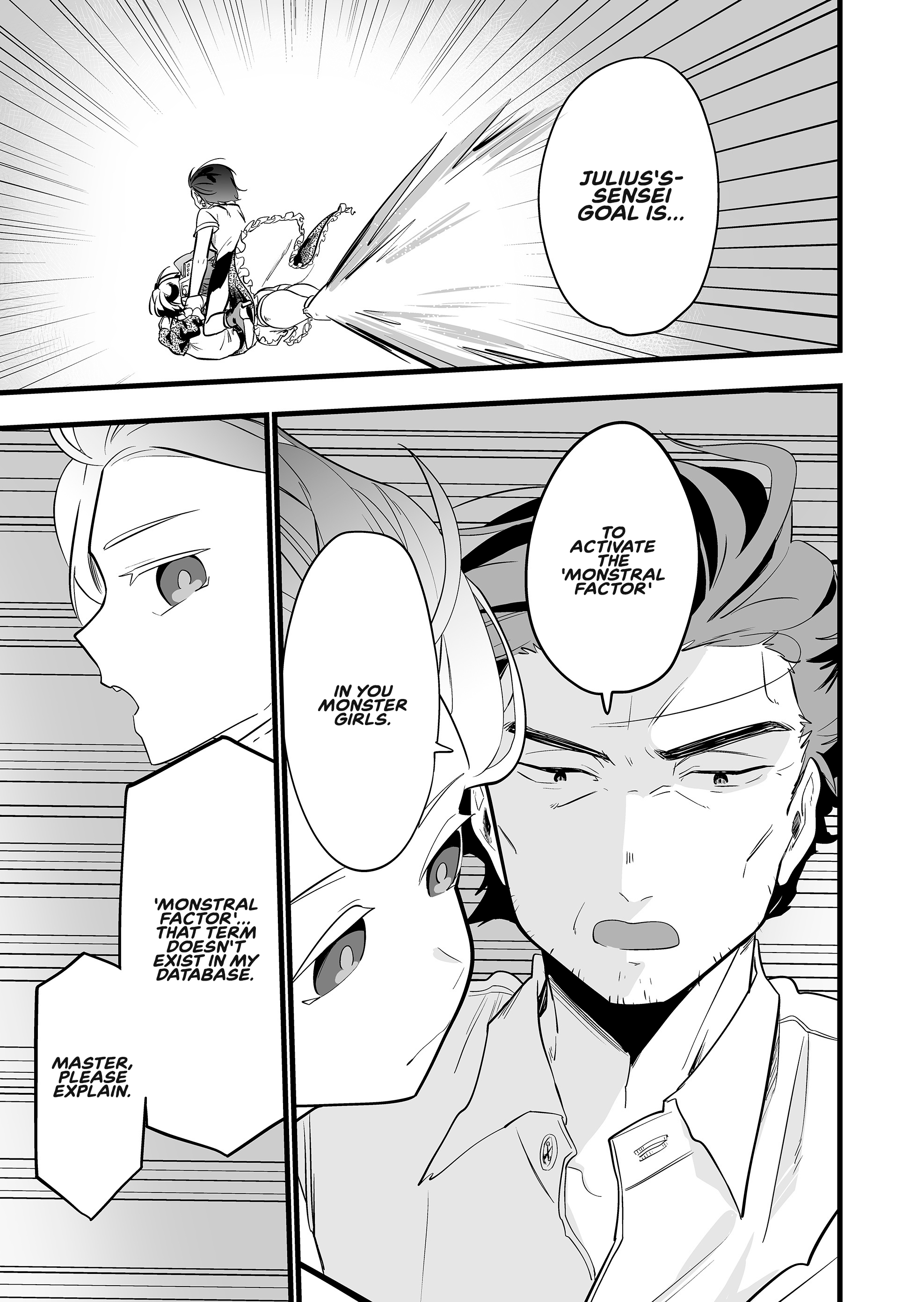 Halaman dari "Ano Toki Tasukete Itadaita Monster Musume desu." Isekai Ossan Kyoushi Totsuzen no Moteki ni Konwaku suru Chapter 36