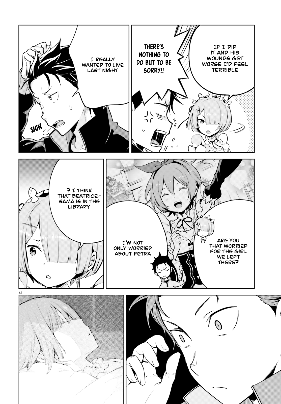 Halaman dari Re:Zero kara Hajimeru Isekai Seikatsu: Dai 4-shou—Seiiki to Gouyoku no Majo Chapter 12