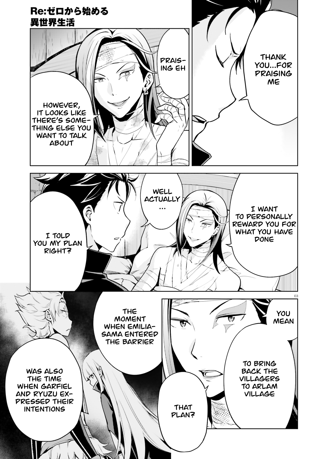 Halaman dari Re:Zero kara Hajimeru Isekai Seikatsu: Dai 4-shou—Seiiki to Gouyoku no Majo Chapter 12