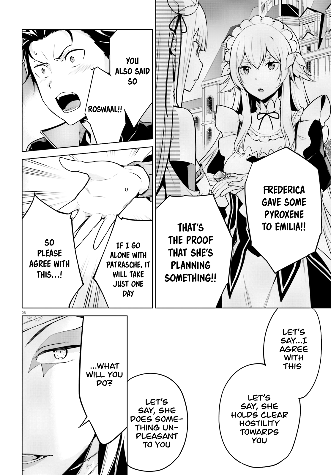 Halaman dari Re:Zero kara Hajimeru Isekai Seikatsu: Dai 4-shou—Seiiki to Gouyoku no Majo Chapter 12