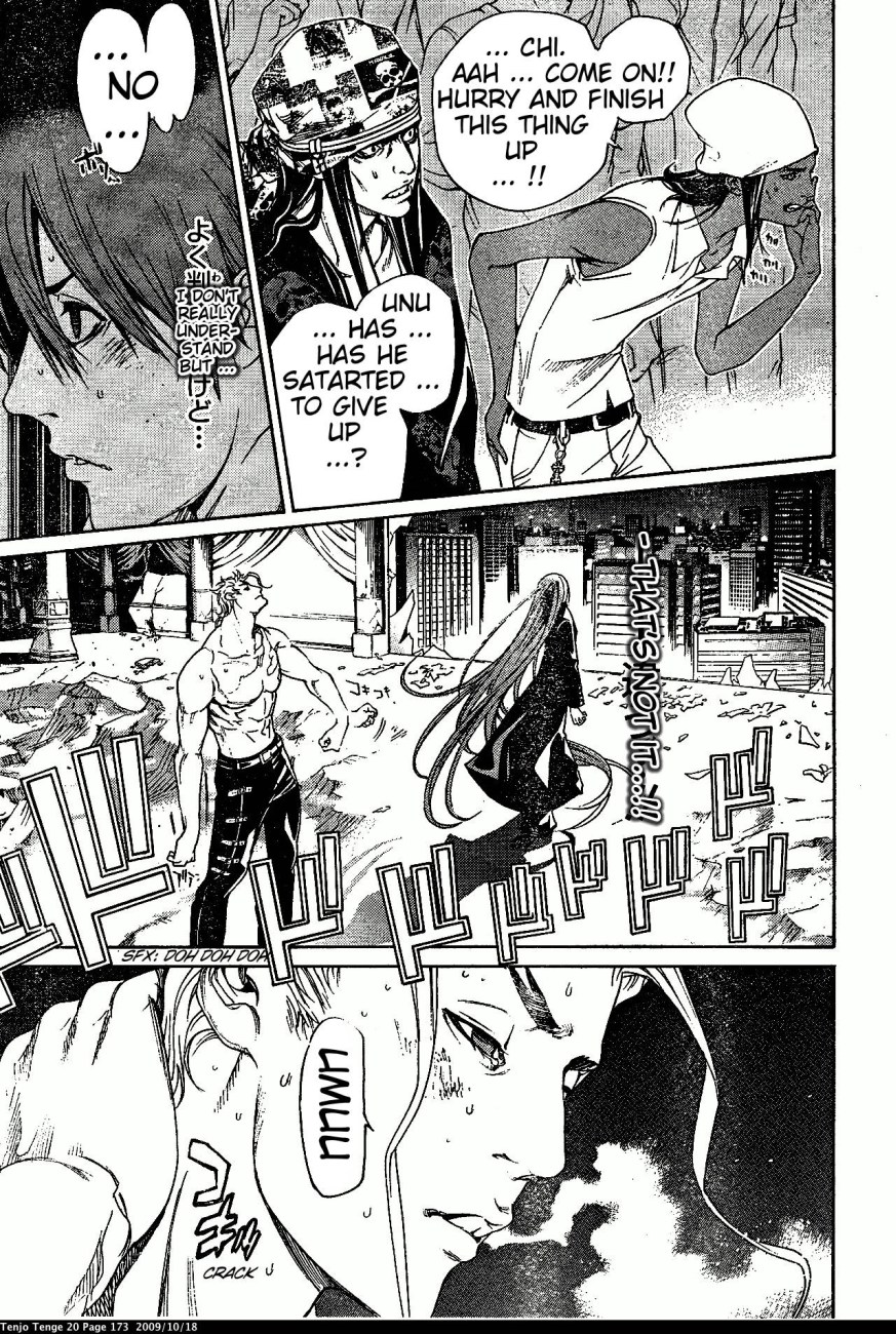 Halaman dari Tenjou Tenge Chapter 123