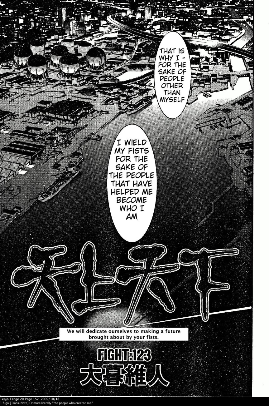 Halaman dari Tenjou Tenge Chapter 123