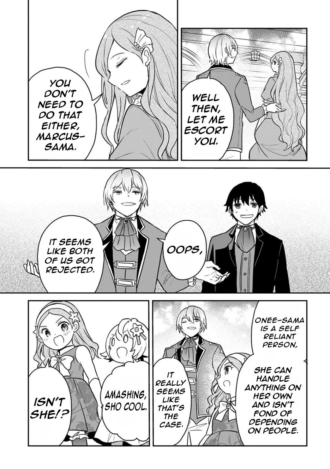 Halaman dari Tensei Youjo wa Akiramenai Chapter 58