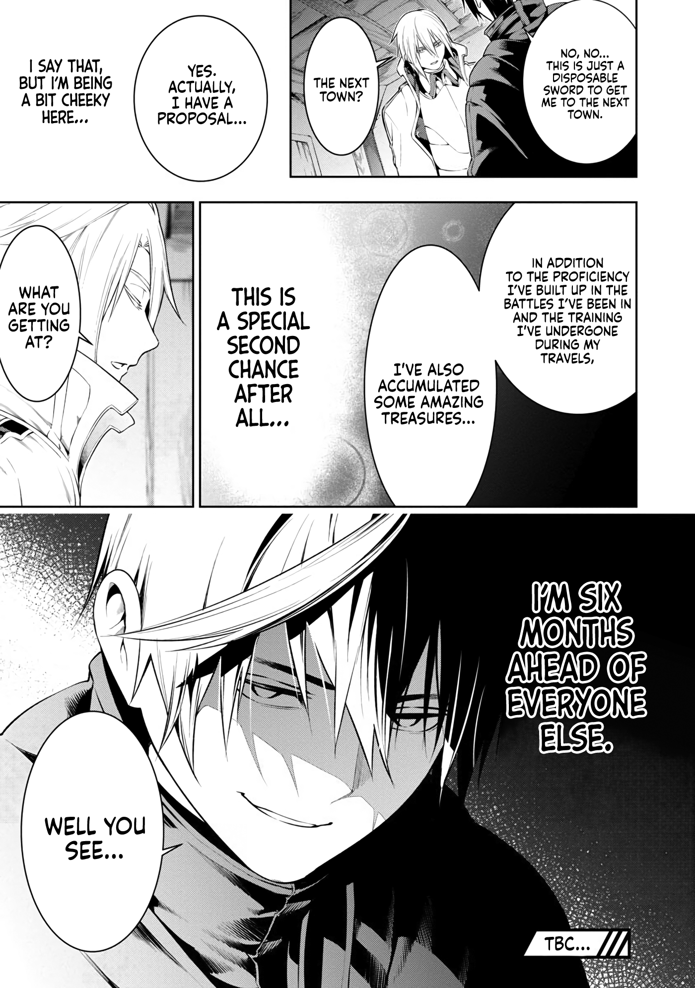 Halaman dari Tsuihousareru Tabi ni Skill wo Te ni Ireta Ore ga, 100 no Isekai de 2-shuume Musou Chapter 8.1