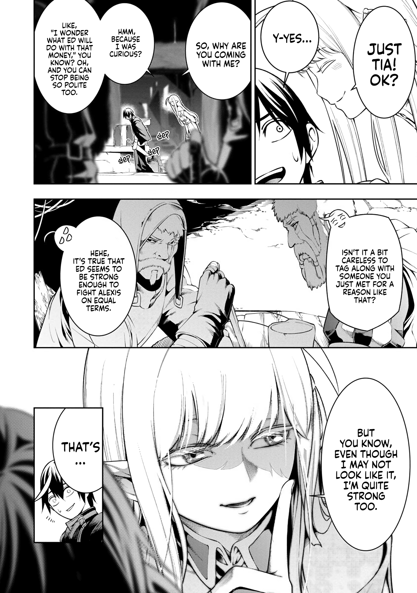 Halaman dari Tsuihousareru Tabi ni Skill wo Te ni Ireta Ore ga, 100 no Isekai de 2-shuume Musou Chapter 8.1