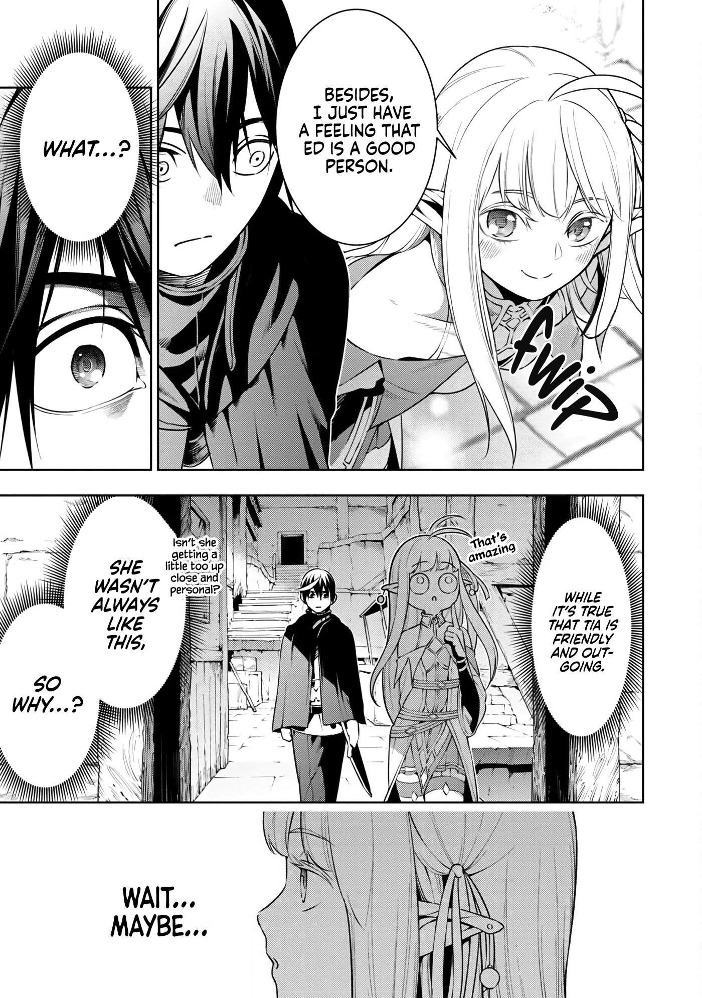 Halaman dari Tsuihousareru Tabi ni Skill wo Te ni Ireta Ore ga, 100 no Isekai de 2-shuume Musou Chapter 8.1