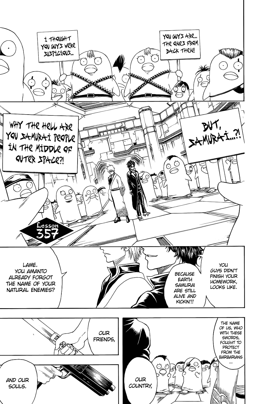 Halaman dari Gintama Chapter 357