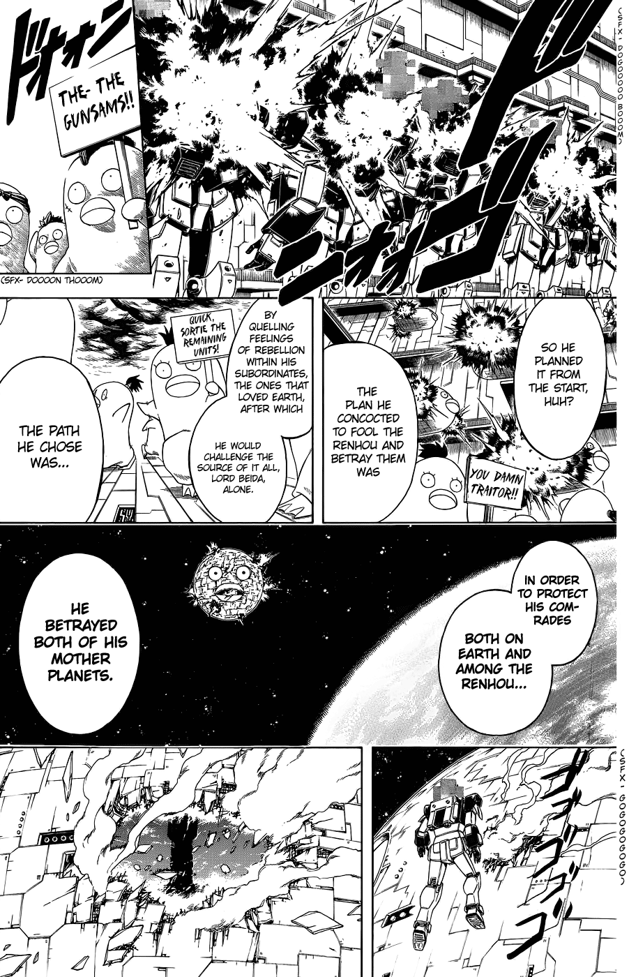 Halaman dari Gintama Chapter 357