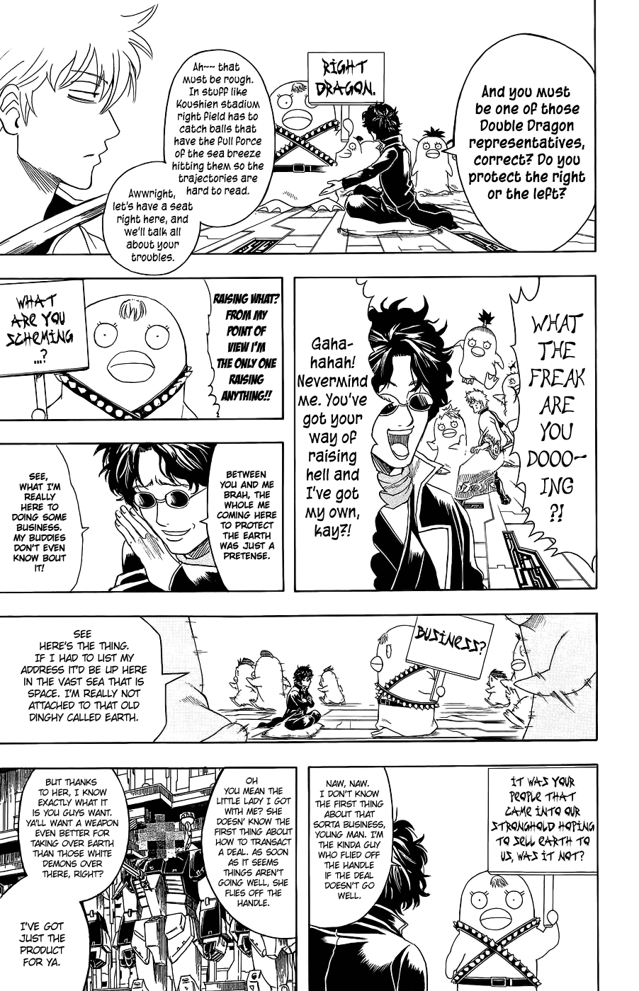 Halaman dari Gintama Chapter 357